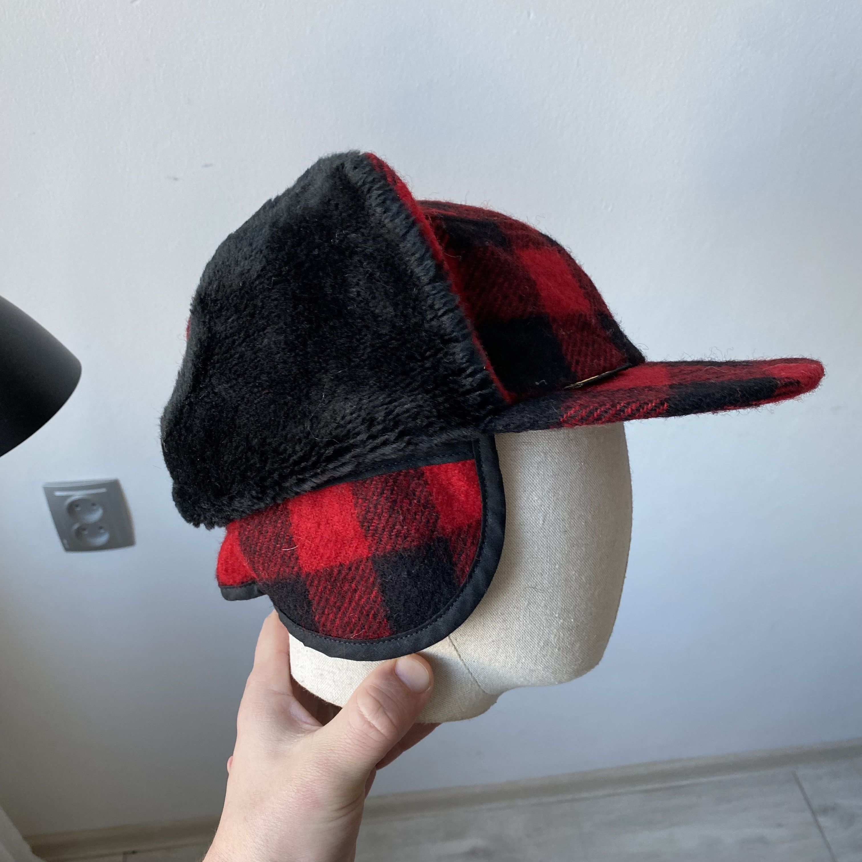 L.L. Bean Vintage 90s L.L. Bean Gore-Tex Winter Hat Cap Wool Plaid Size ONE SIZE - 9 Thumbnail