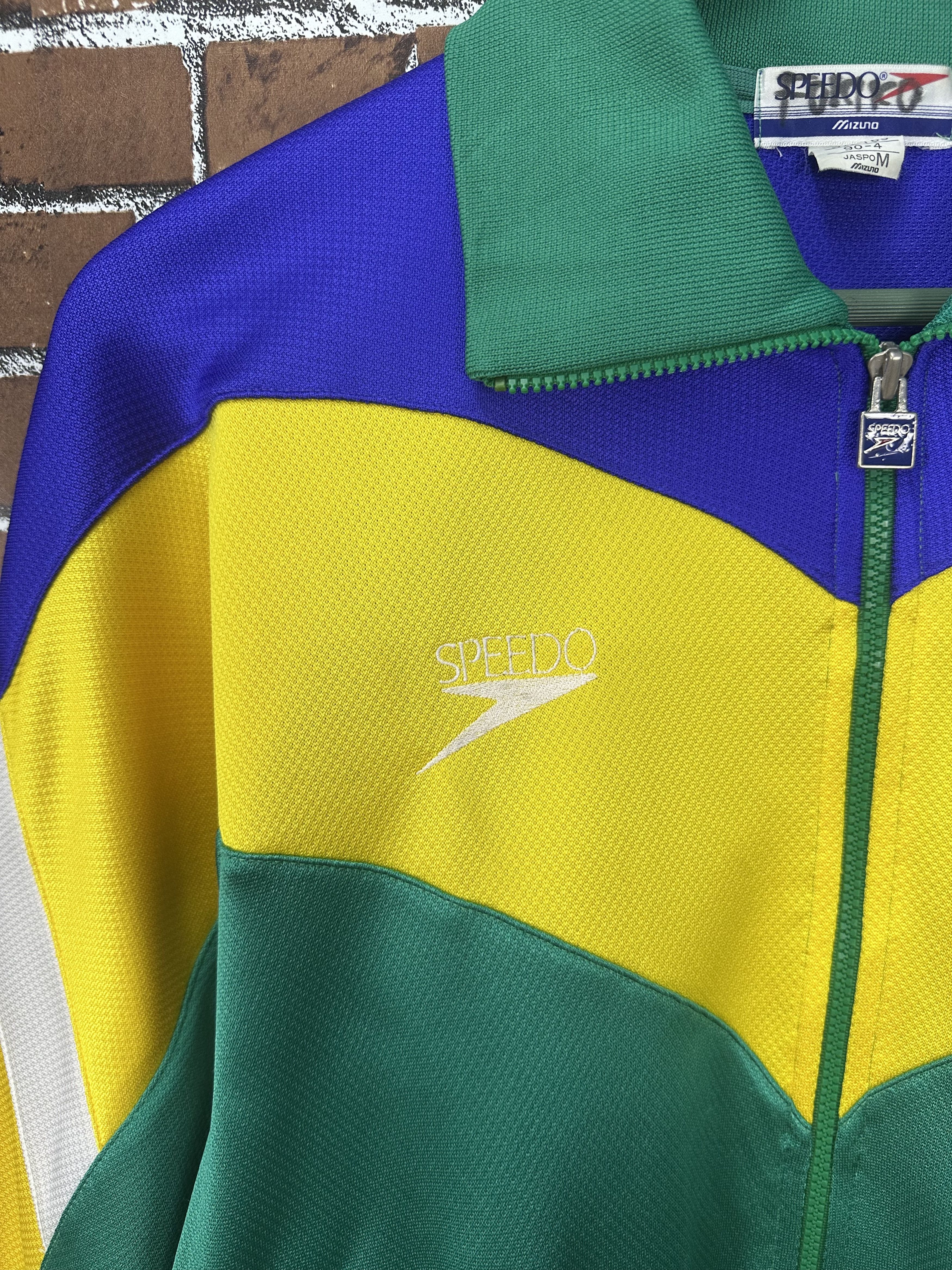 Speedo 80s Vintage Speedo x Mizuno Japan Track Rare Jacket Z326 Size US M / EU 48-50 / 2 - 2 Thumbnail