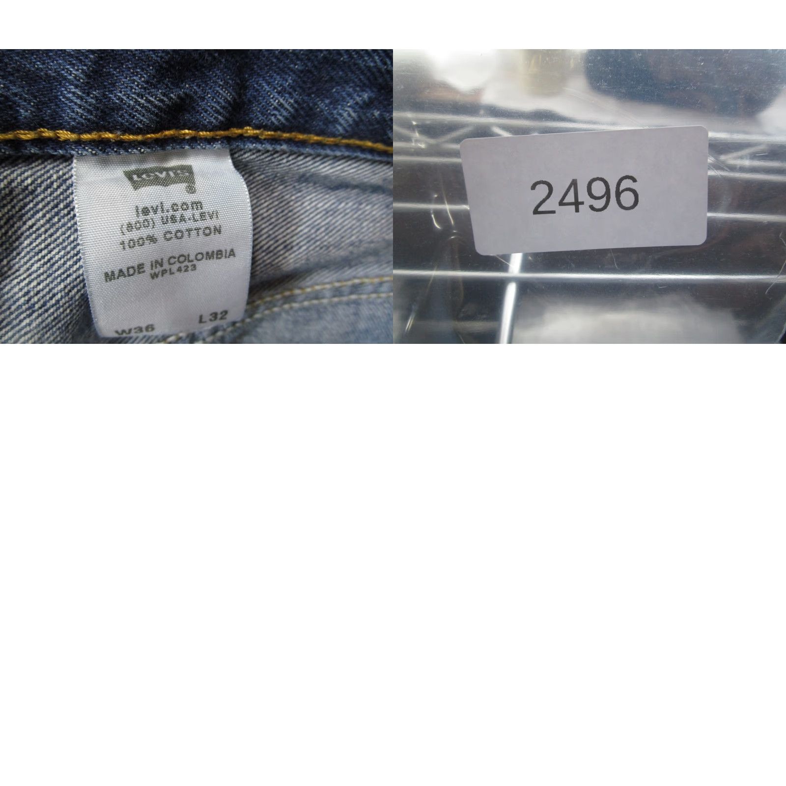 Levi's VINTAGE Levi's 501 Jeans Men 36x32 Blue Dark Wash Distressed Whisker Logo 90s Rock Mens Size US 36 / EU 52 - 9 Thumbnail