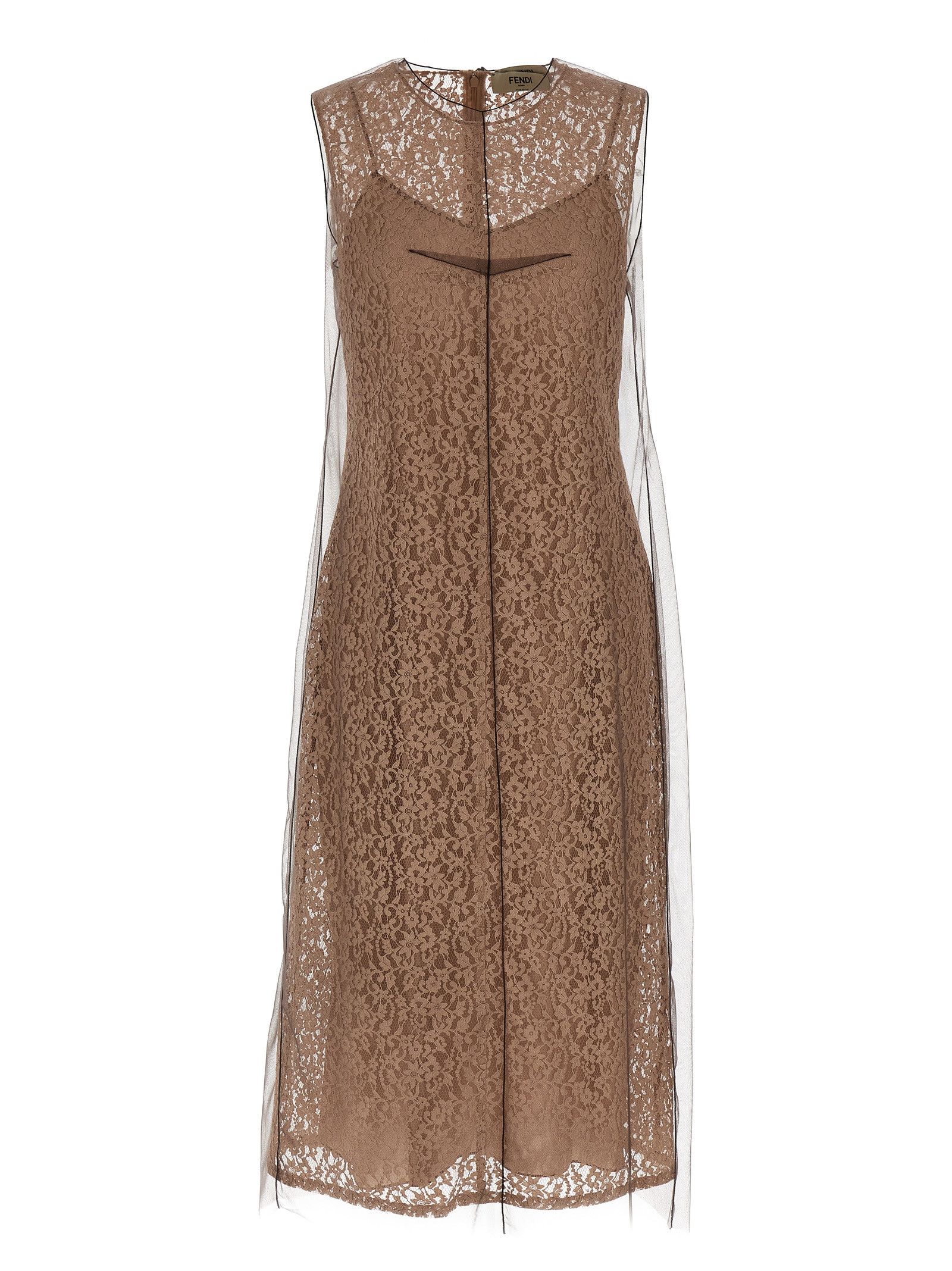 Fendi Floral Lace Dress Size XS / US 0-2 / IT 36-38 - 1 Thumbnail