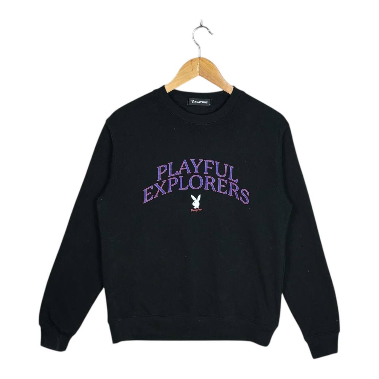 Playboy Playboy Playful Explorers Sweatshirt Black Bunny Logo Size M Size US M / EU 48-50 / 2 - 1 Thumbnail