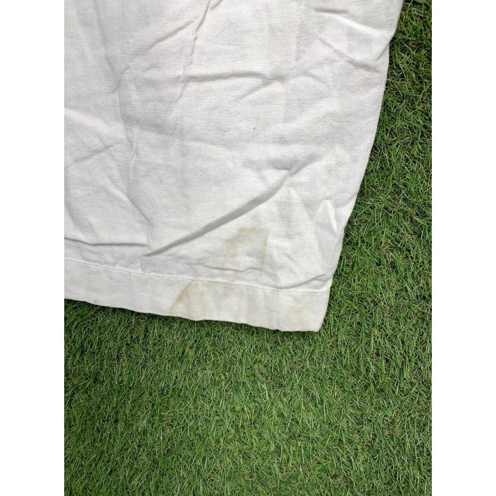Abercrombie & Fitch VINTAGE Abercrombie & Fitch Pants Womens XL 34x25 White Wide Leg Trouser Linen Blend y2k Size 24" / US 00 / IT 34 - 5 Thumbnail