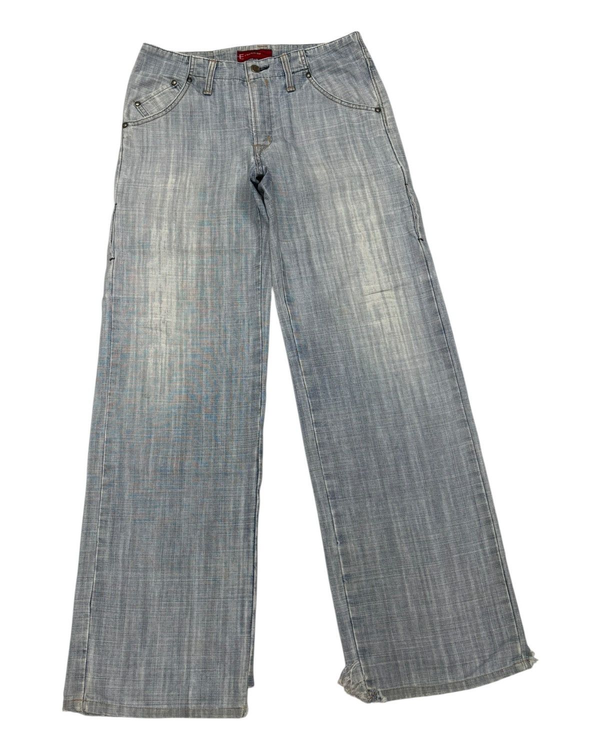 Kapital Vintage Edwin Function Baggy Jeans Faded Distress Loose Size US 30 / EU 46 - 3 Thumbnail