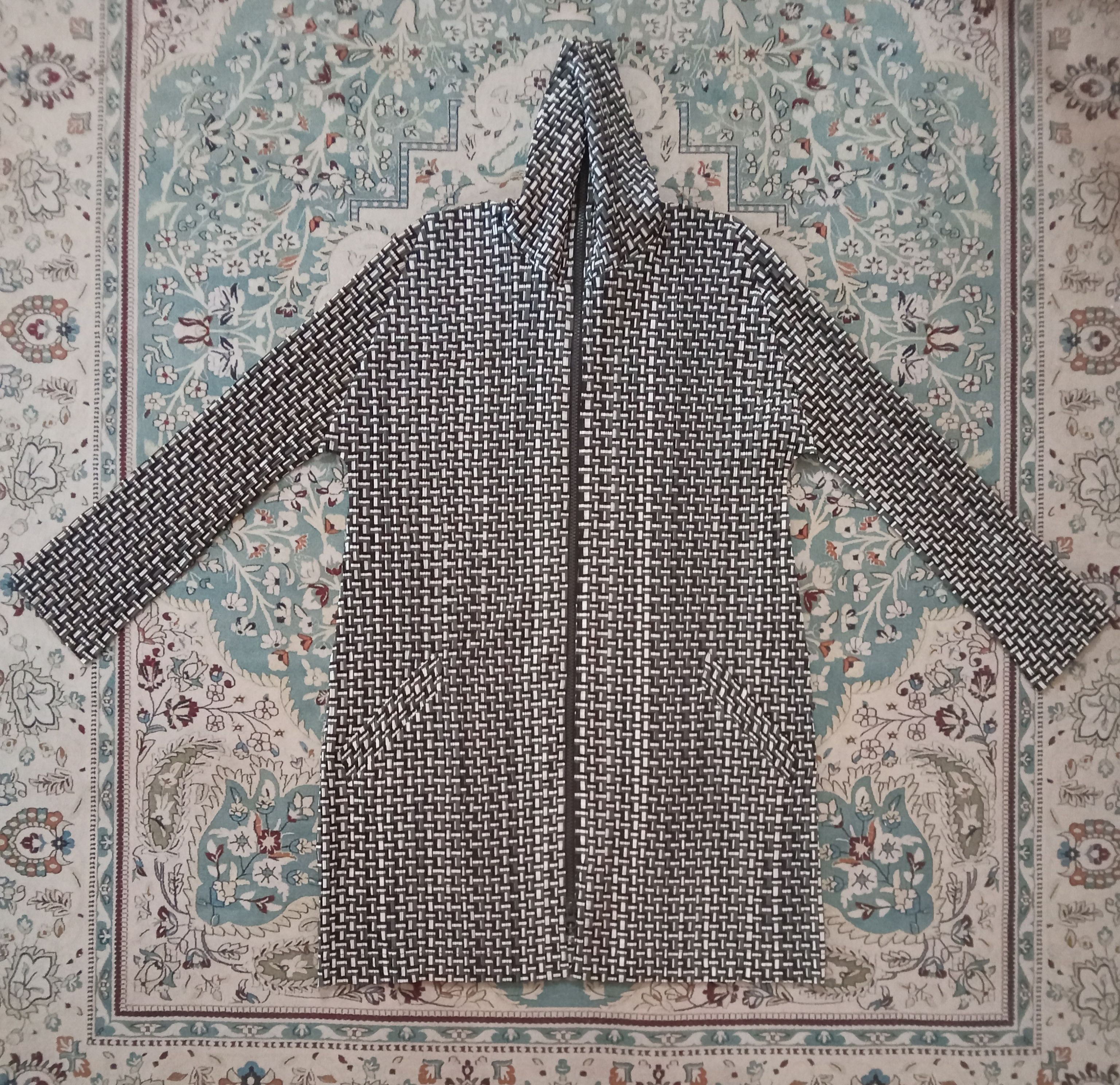 Pleats Please Issey Miyake Zipped Cardigan Size 3