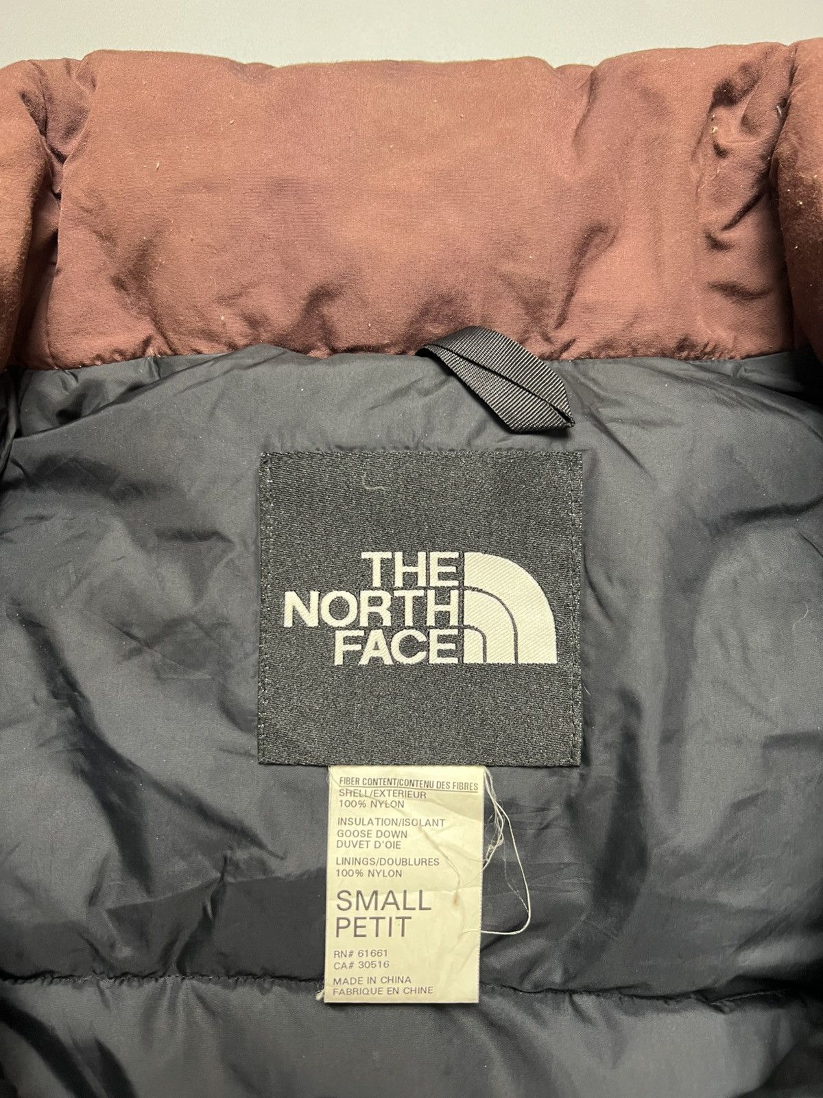 The North Face Vintage The North Face Burgundy Puffer Jackets Size US S / EU 44-46 / 1 - 4 Thumbnail