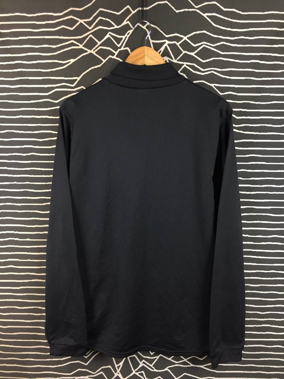 Adidas Vtg Adidas Made in Japan Mock Neck Performance Tee Size US M / EU 48-50 / 2 - 9 Thumbnail