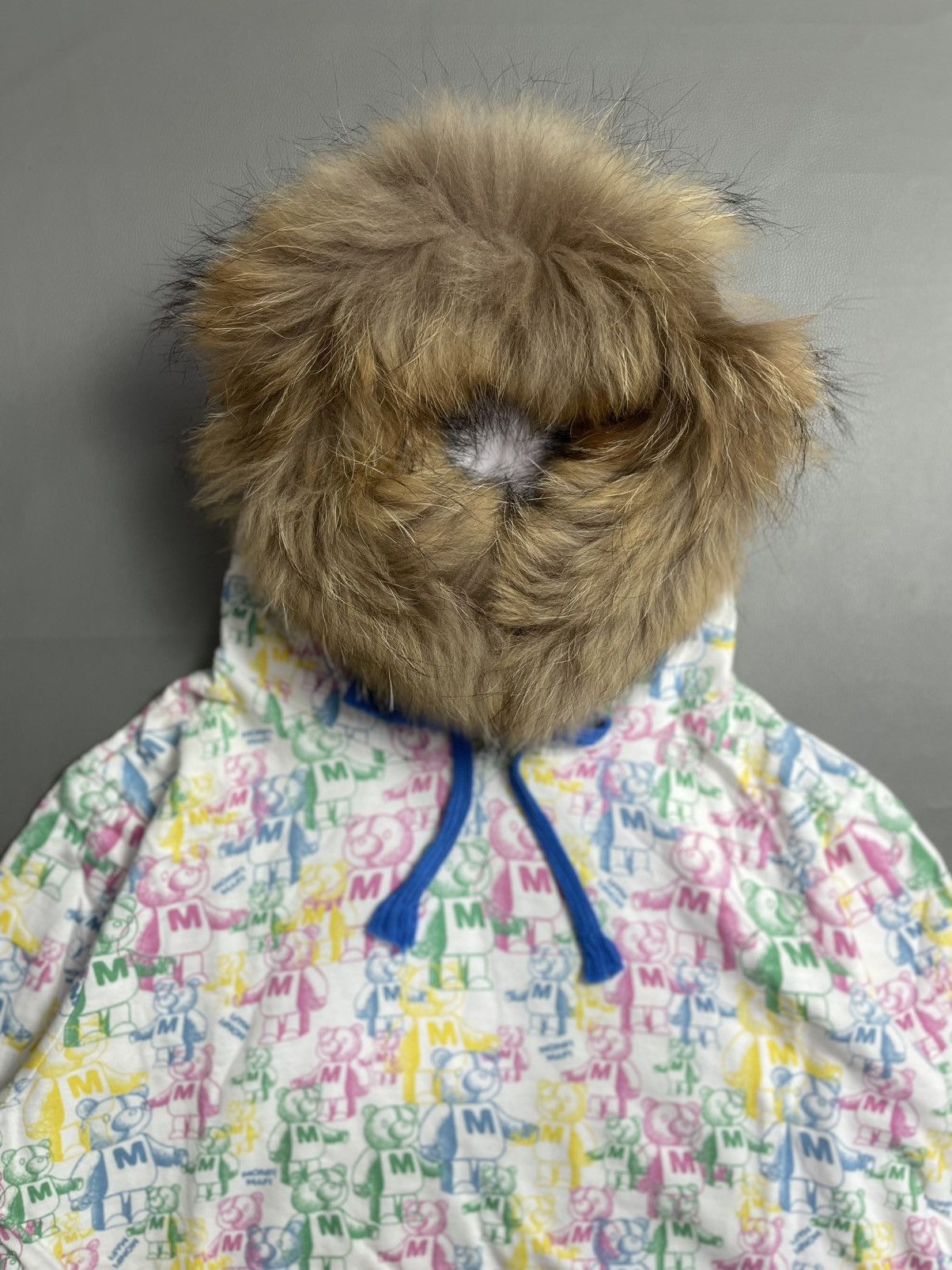 Japanese Brand Y2k Fur Hoodie Full Printed Size L / US 10 / IT 46 - 2 Thumbnail