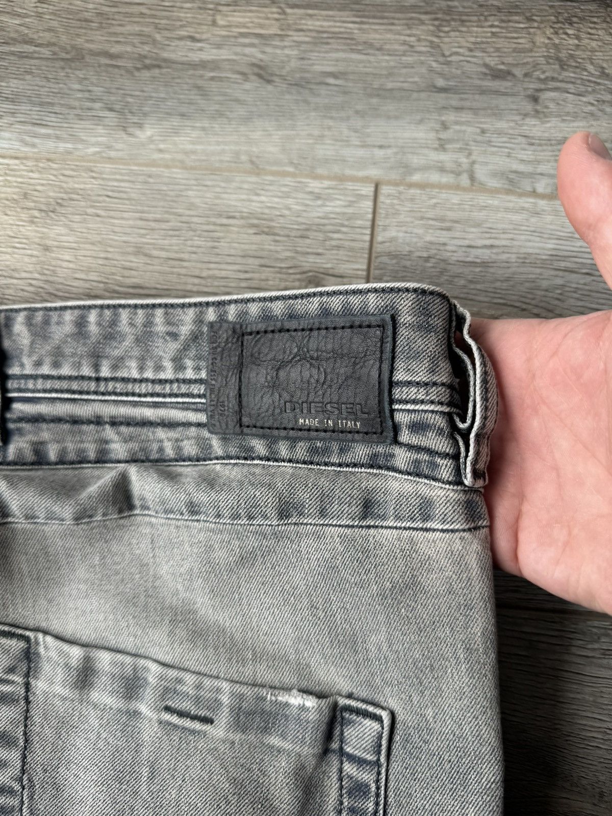 Diesel Diesel Belther Gray Mens Jeans Made in Italy Size US 34 / EU 50 - 3 Thumbnail