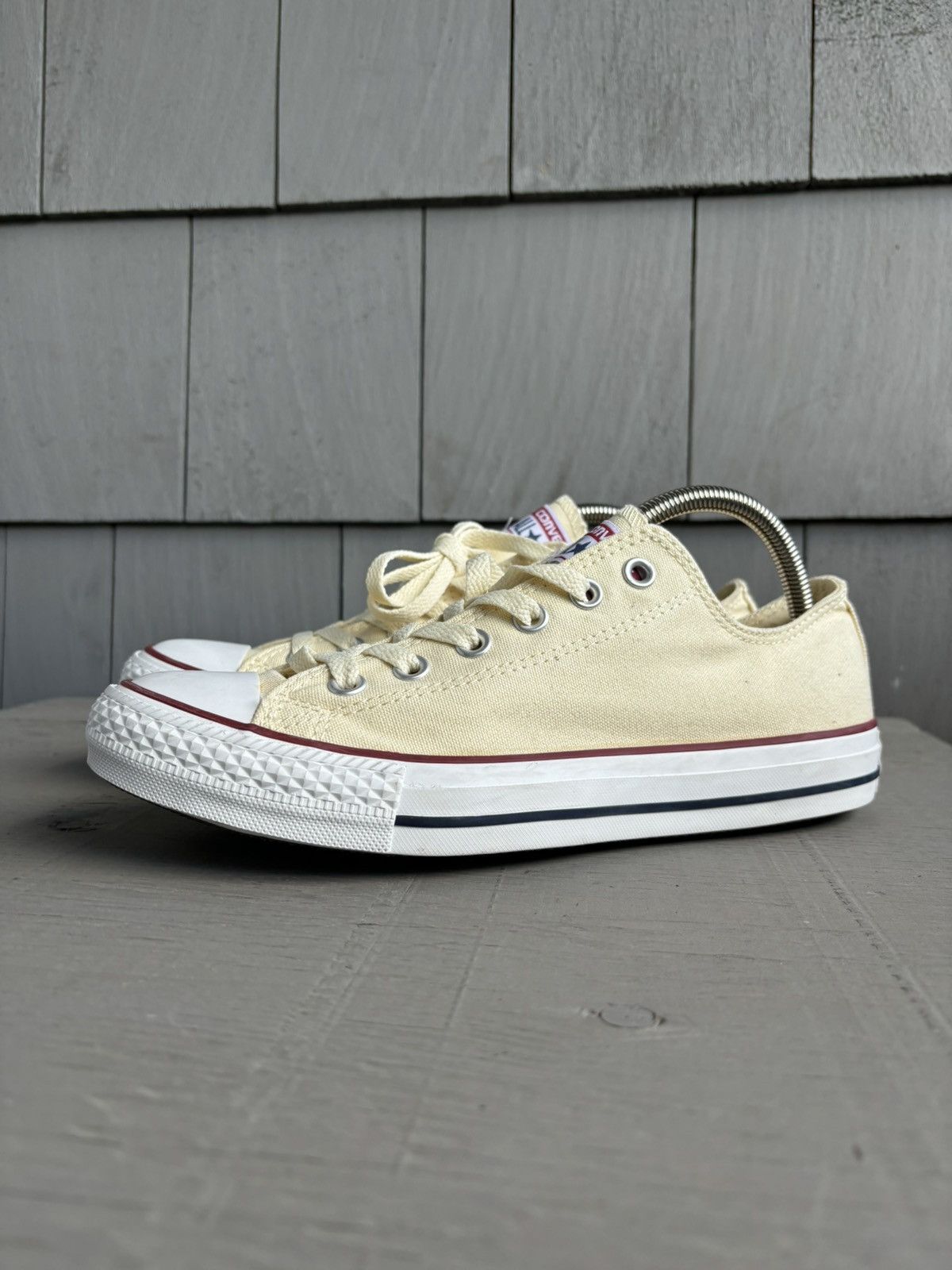 Converse Streetwear Converse Chuck Taylor All Star Low Off White Canvas M9165C 7 Grailed