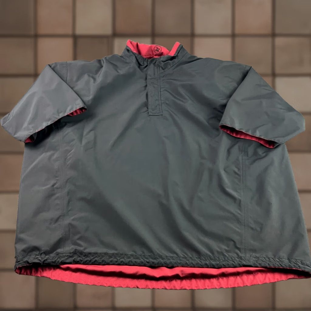 Vintage Zero Restriction Jacket Mens XL Black Red Windbreaker Reversible 1/4 Zip Windbreaker Jacket, Reversible, Black, XL, Men, ZR, Windbreaker, 1/4 Zip Size US XL / EU 56 / 4 - 1 Thumbnail
