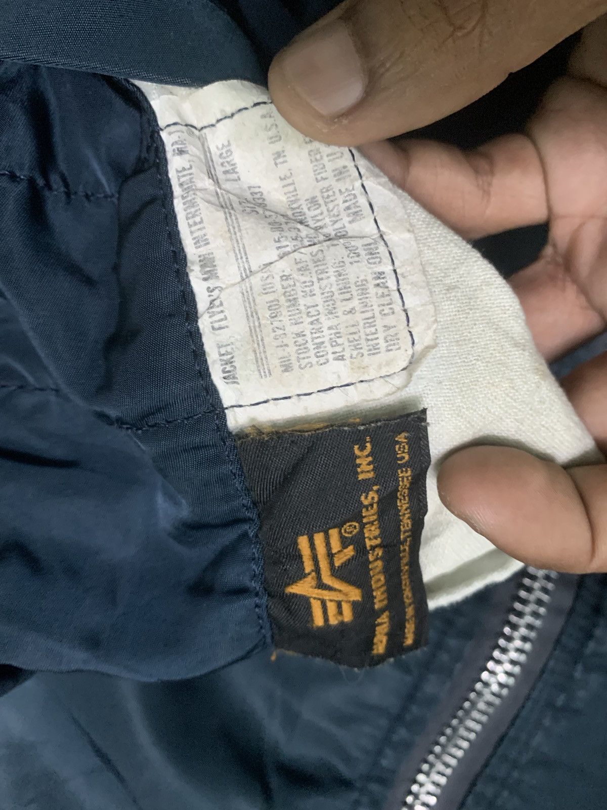 Alpha Industries × Vintage 90s ALPHA INDUSTRIES SUNFADED REVERSIBLE JACKET Size US L / EU 52-54 / 3 - 15 Thumbnail