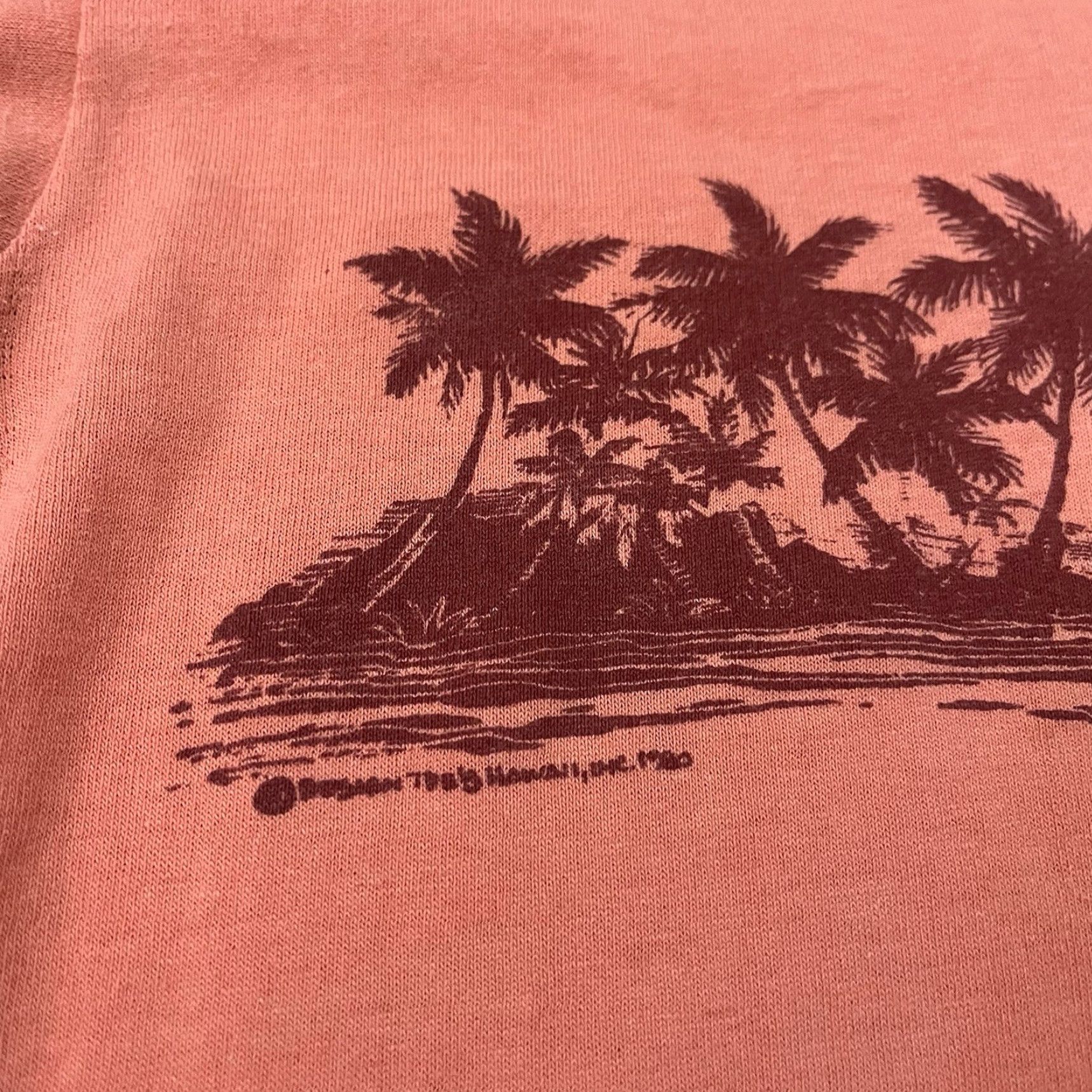Vintage VINTAGE Hef-T Surf T-Shirt Pink Long Sleeve L USA Hawaii Beach 70s 80s Tourist Mens Size US L / EU 52-54 / 3 - 3 Thumbnail