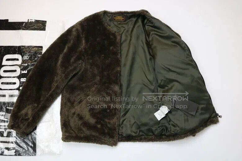 Neighborhood Neighborhood Faux Fur Round Neck Jacket Size US M / EU 48-50 / 2 - 5 Thumbnail