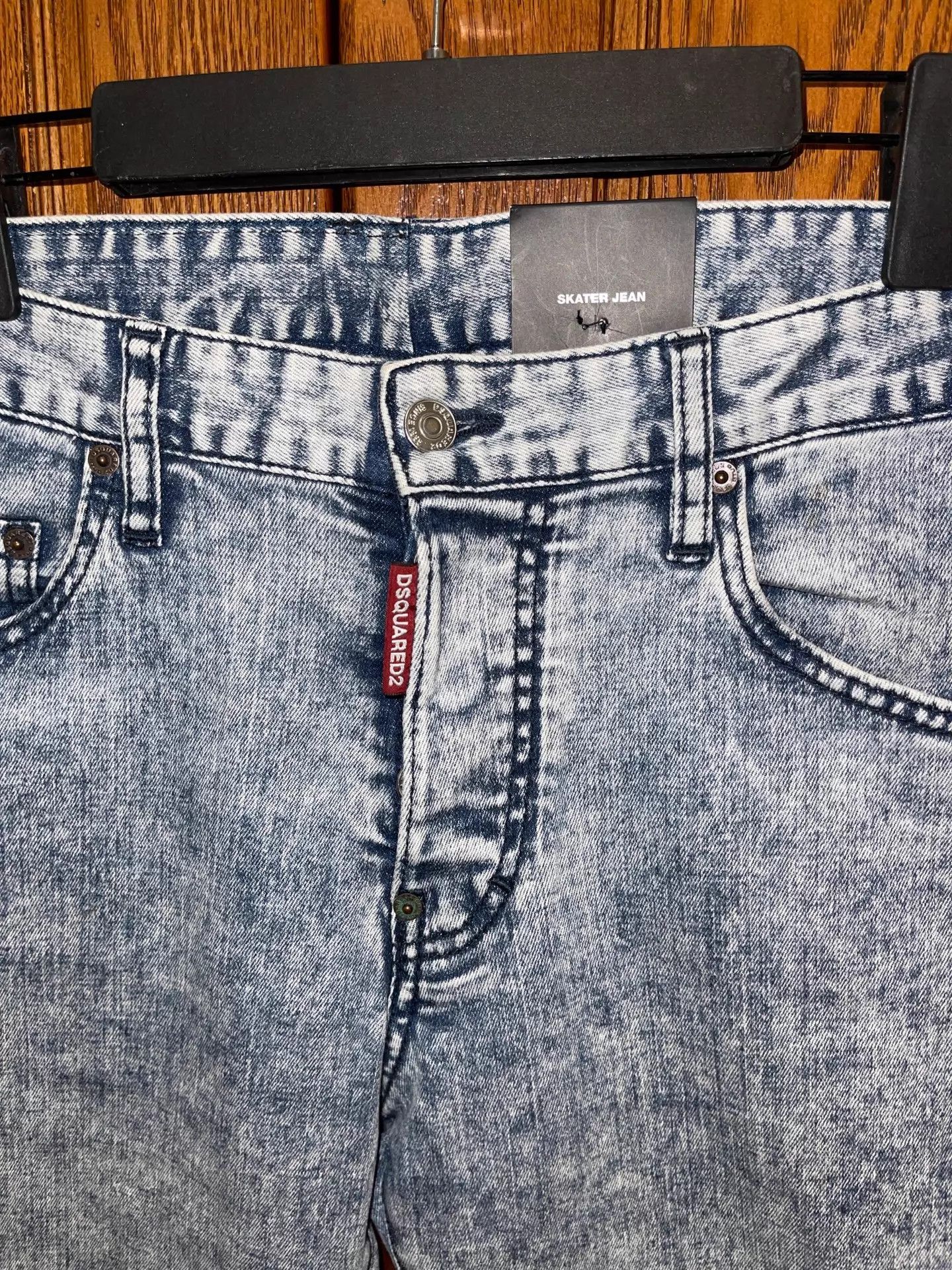 Dsquared2 Dsquared2 D2 Washed Denim Skater Jeans 44 Size US 28 / EU 44 - 6 Thumbnail