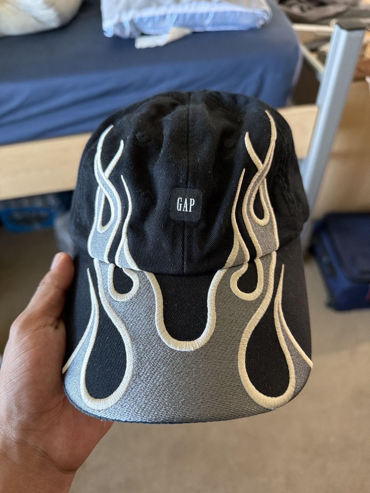 Balenciaga × Gap × Yeezy Yeezy Gap Flame Cap Black | Grailed