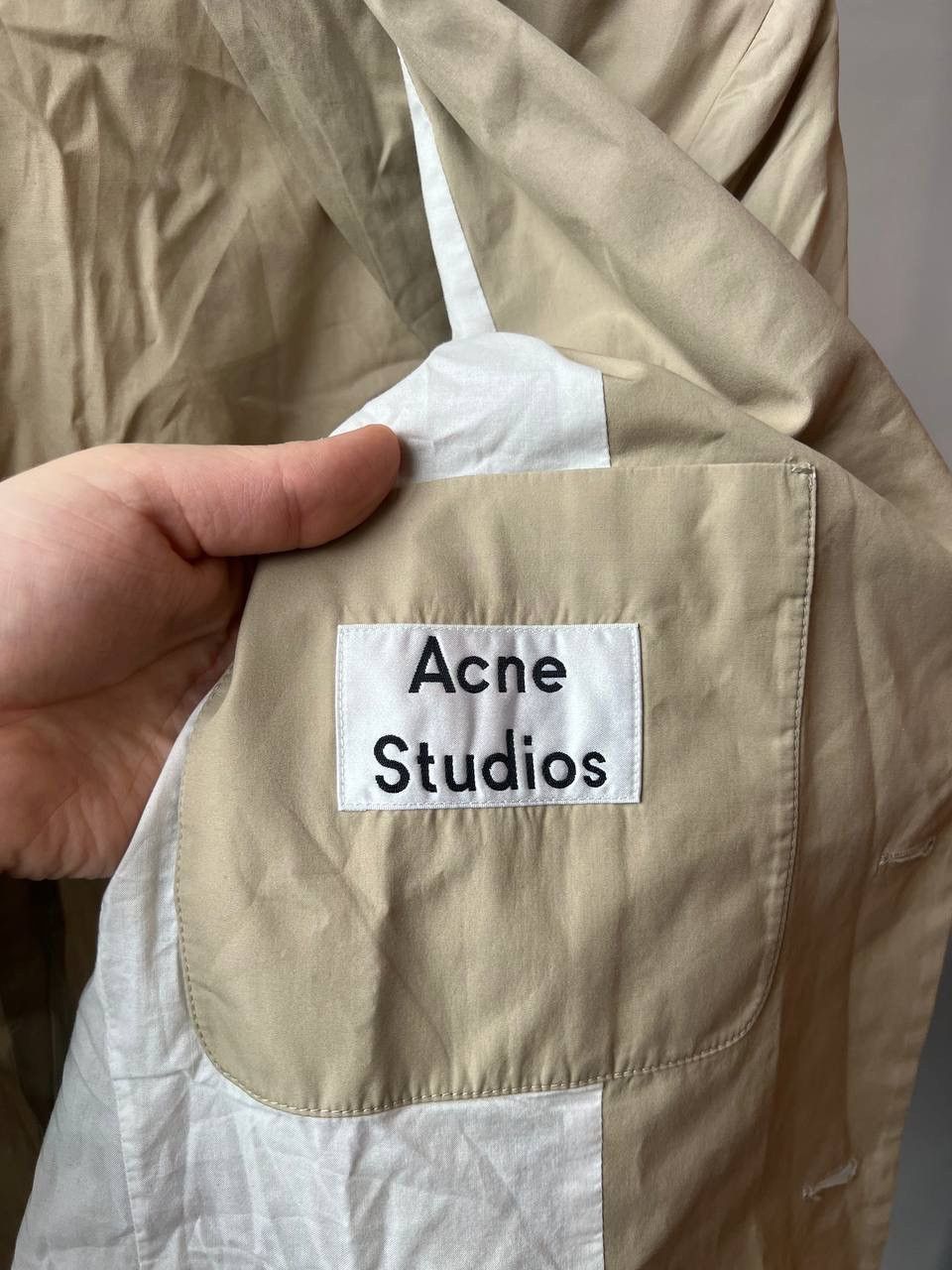 Acne Studios SS17 ACNE STUDIOS CLASSIC BUTTON SOLID MENS BLAZER JACKET 50 Size 50S - 8 Thumbnail