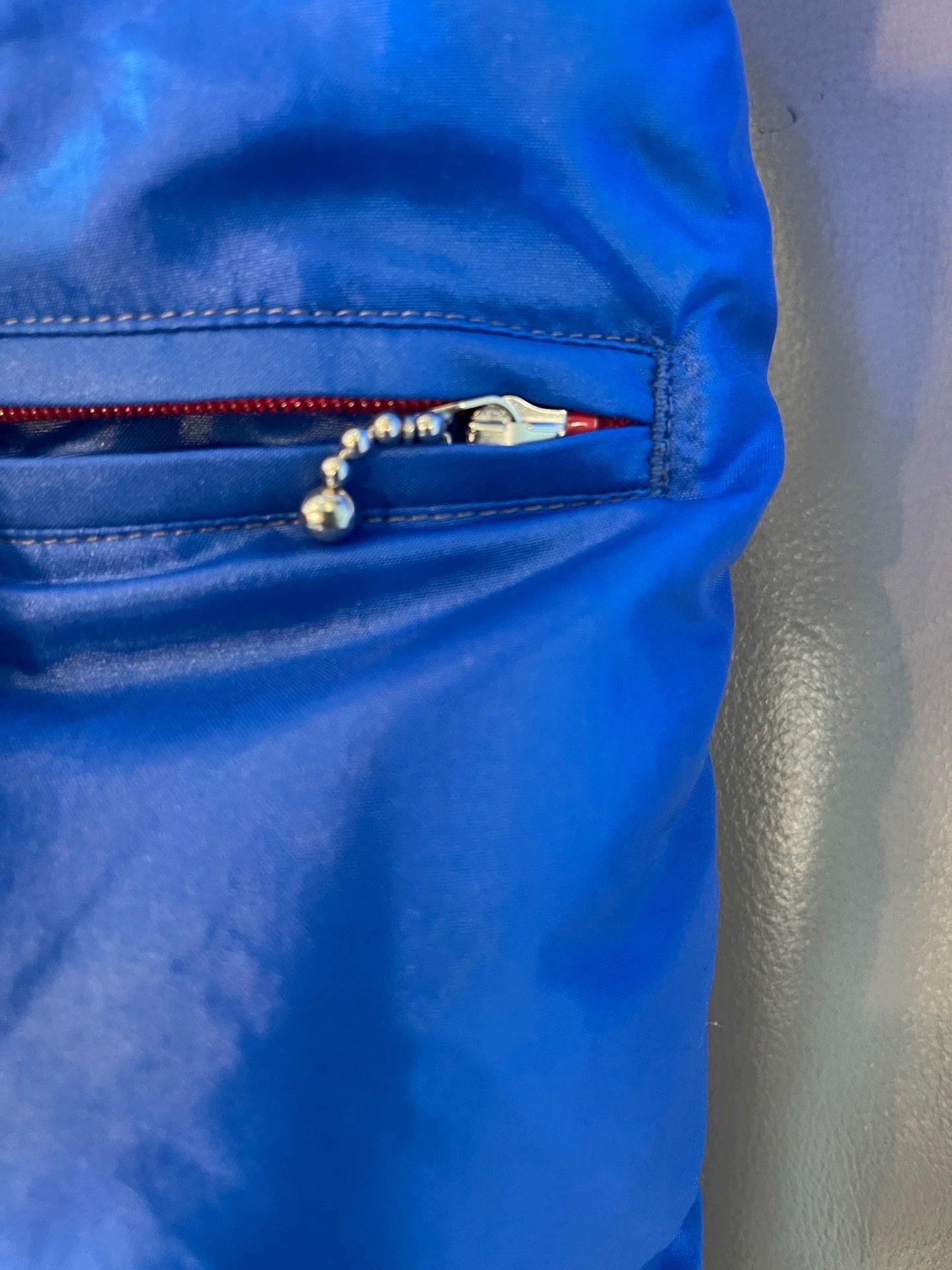 A.PRESSE A.PRESSE Desmaison Down Jacket blue-red 3 23AW Size US L / EU 52-54 / 3 - 6 Thumbnail