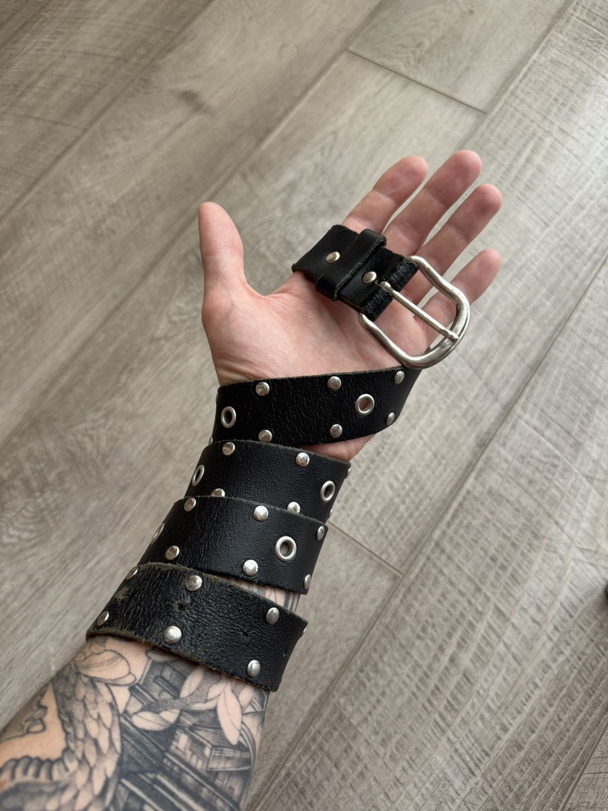If Six Was Nine VINTAGE Y2K JAPANESE BELT ALT GOTH PUNK RAVE KANYE STYLE Size ONE SIZE - 2 Thumbnail