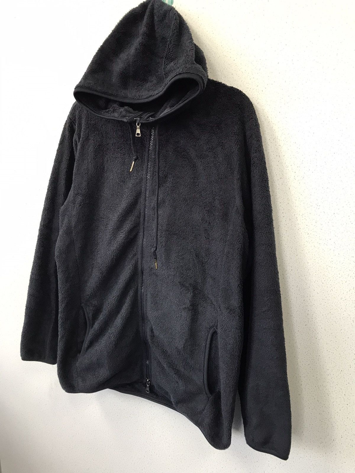 GU Uniqlo Fleece Hoodie Jacket Size US L / EU 52-54 / 3 - 3 Thumbnail