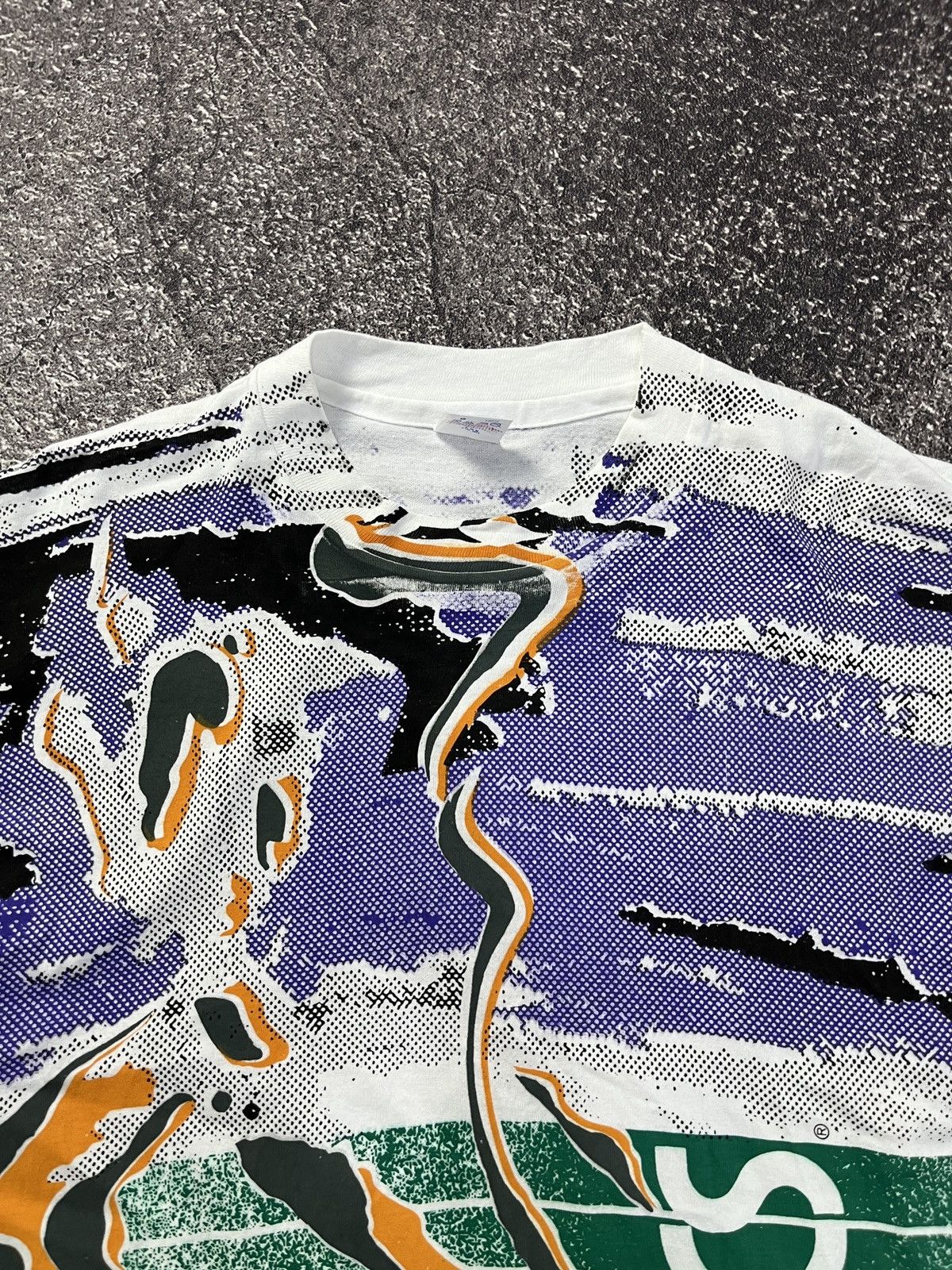 Asics Asics vintage aop tshirt Size US M / EU 48-50 / 2 - 2 Thumbnail