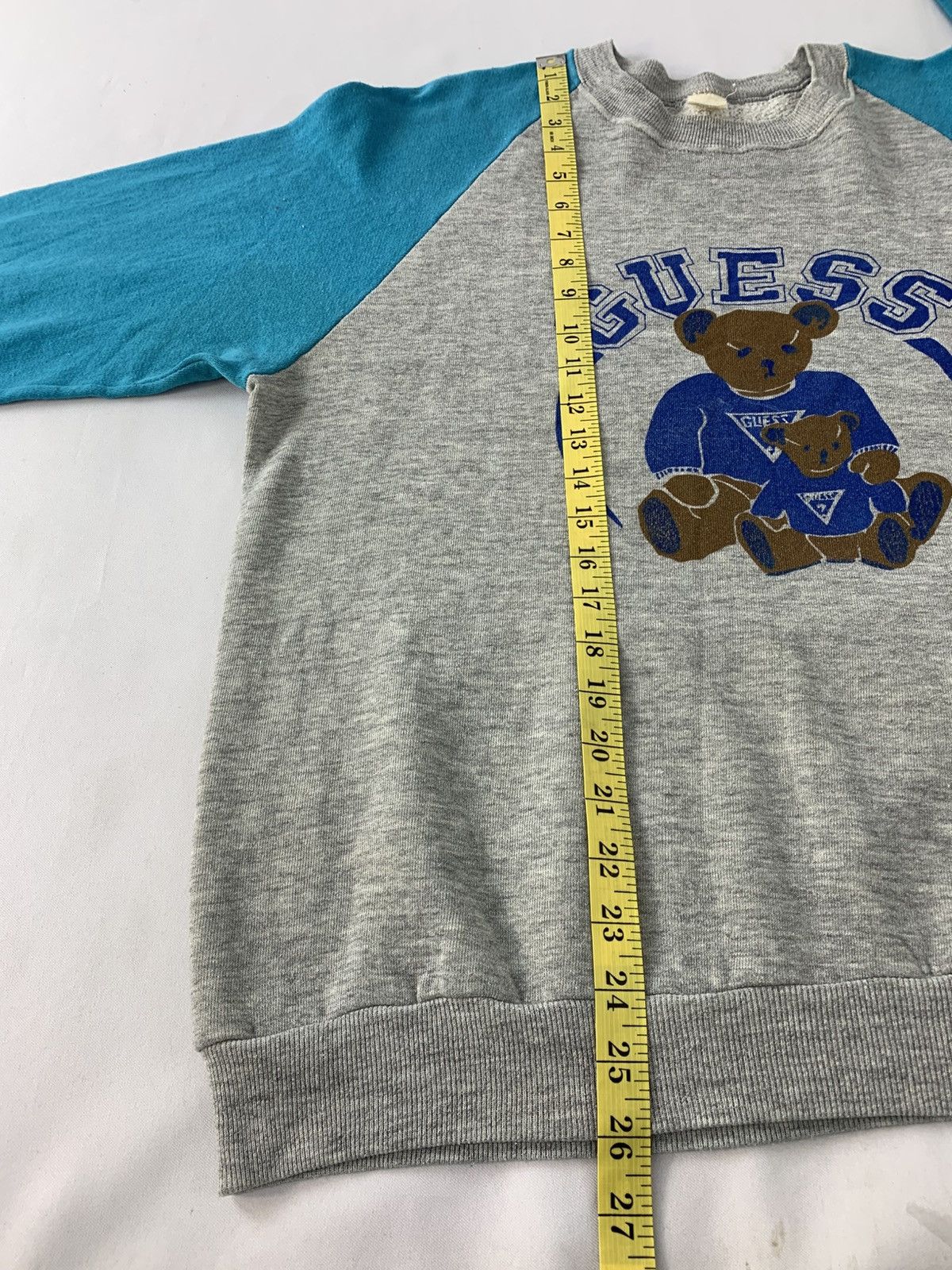 Guess Vintage 90s Guess Big Bear Logo Raglan Style Size US L / EU 52-54 / 3 - 8 Thumbnail