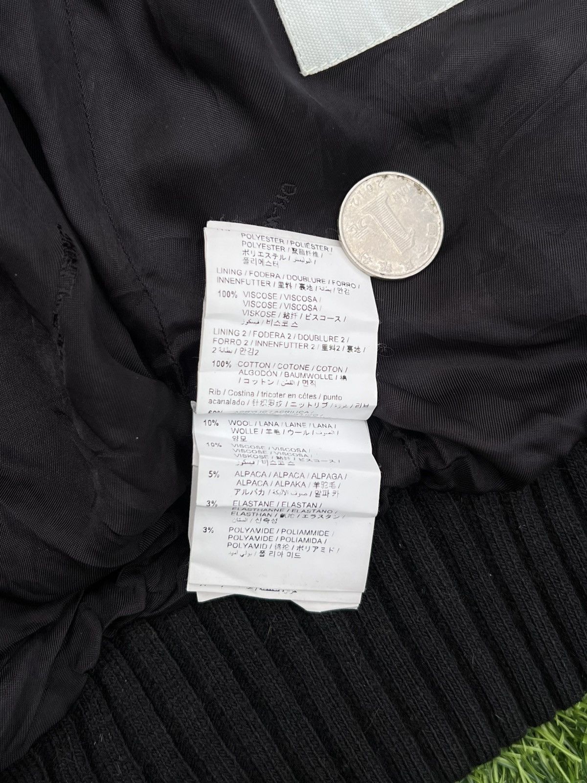 Off-White Off-White c/o Virgil FW20 (Black) Wool VarsityJacket- Large Size US M / EU 48-50 / 2 - 19 Thumbnail
