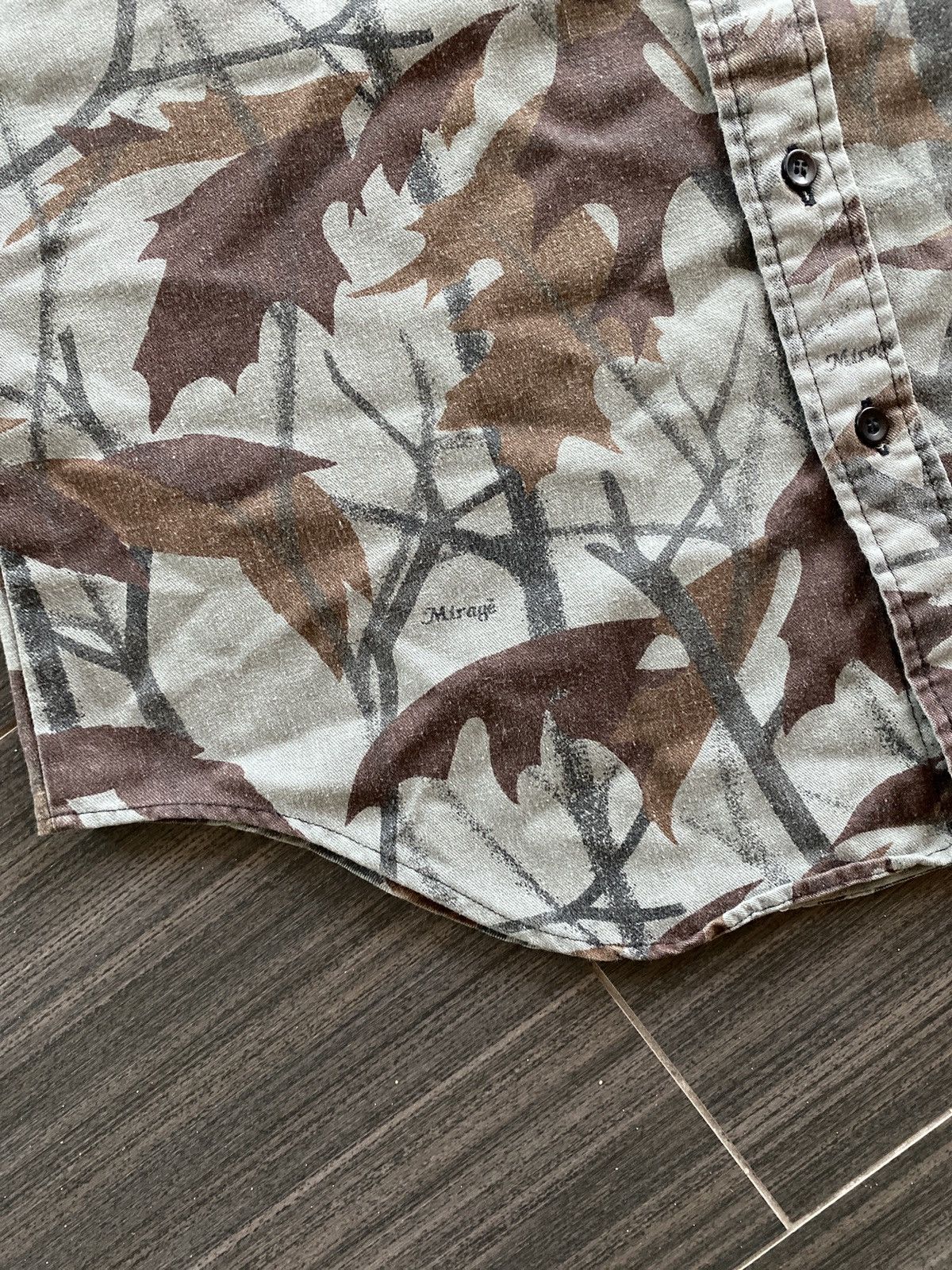Cabelas × Vintage 80s Cabelas mirage leaf camo shirt XL Size US XL / EU 56 / 4 - 3 Thumbnail