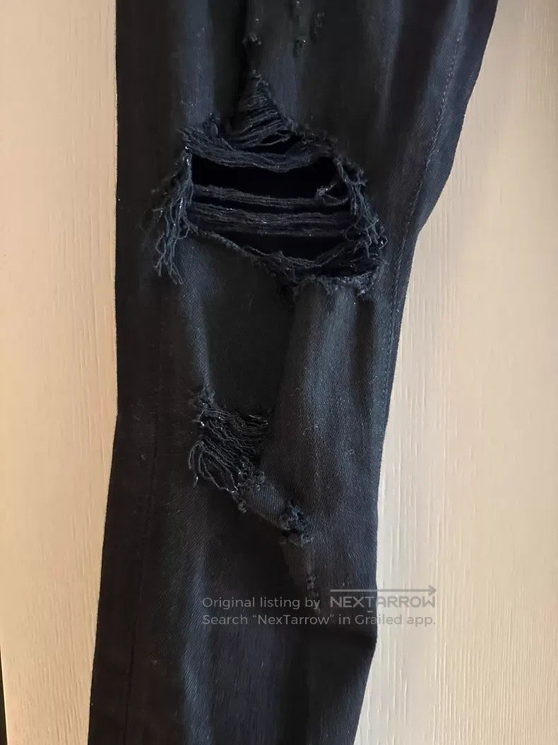 Amiri Amiri Black ripped slim-fit denim jeans Size US 29 - 2 Thumbnail