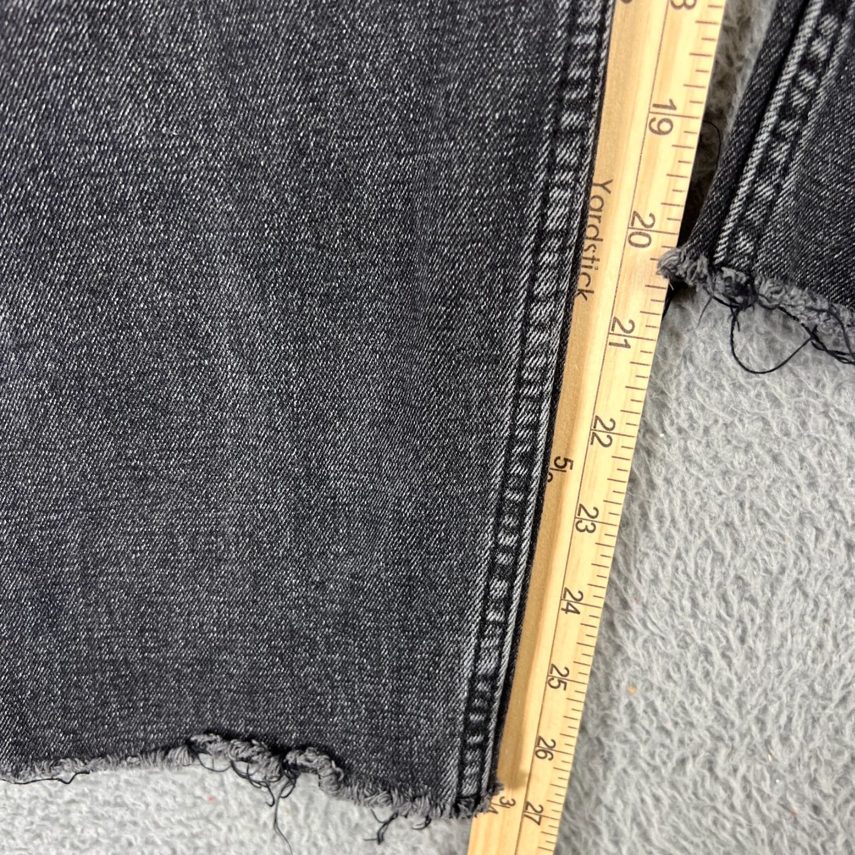 Abercrombie & Fitch VINTAGE Abercrombie & Fitch Skinny Jeans Women Size 14 Black High-Rise Denim Stretch Size 36" / US 14 / IT 50 - 3 Thumbnail