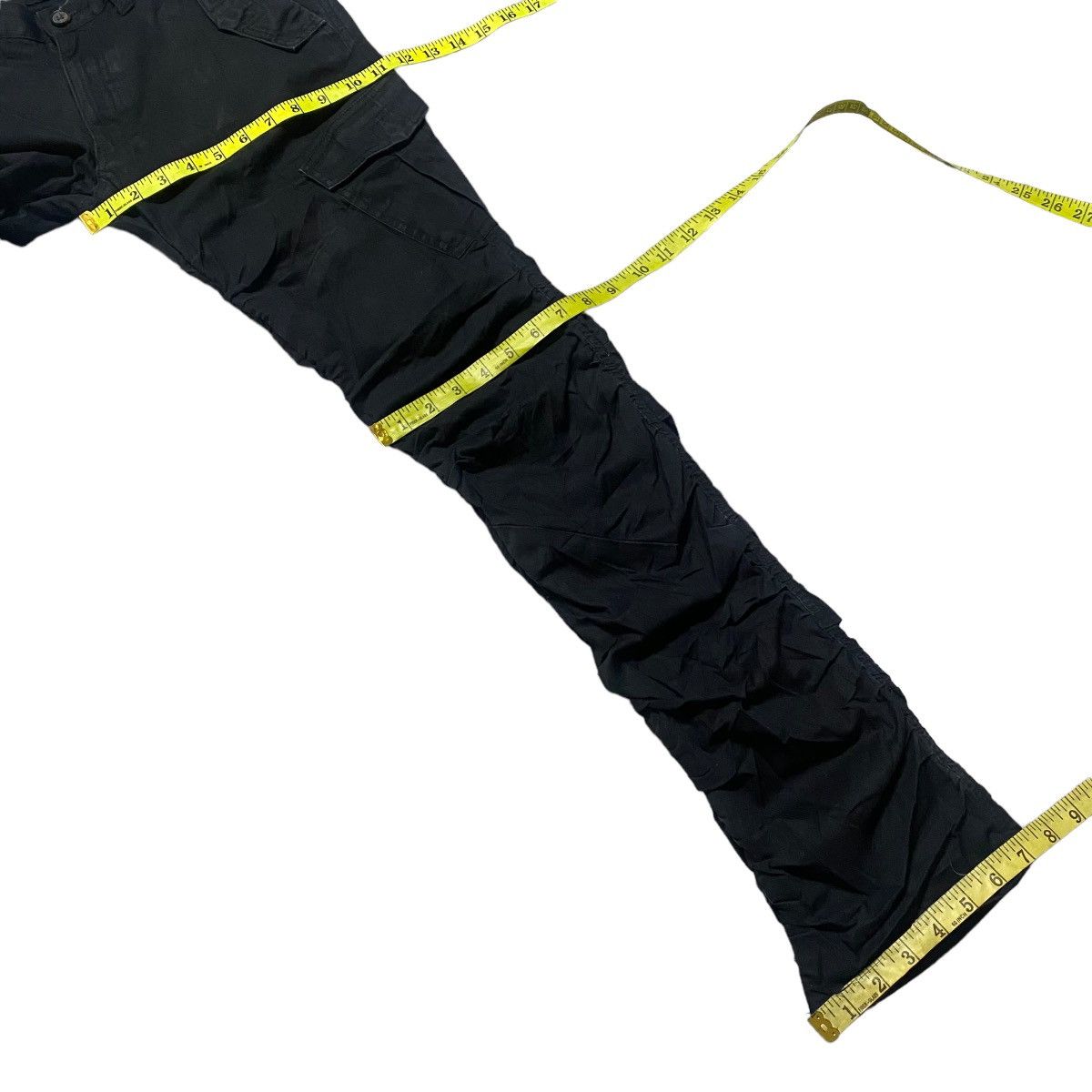Tornado Mart Vintage Tornado Mart Stacked Cargo Flare Pants Size US 31 - 19 Thumbnail