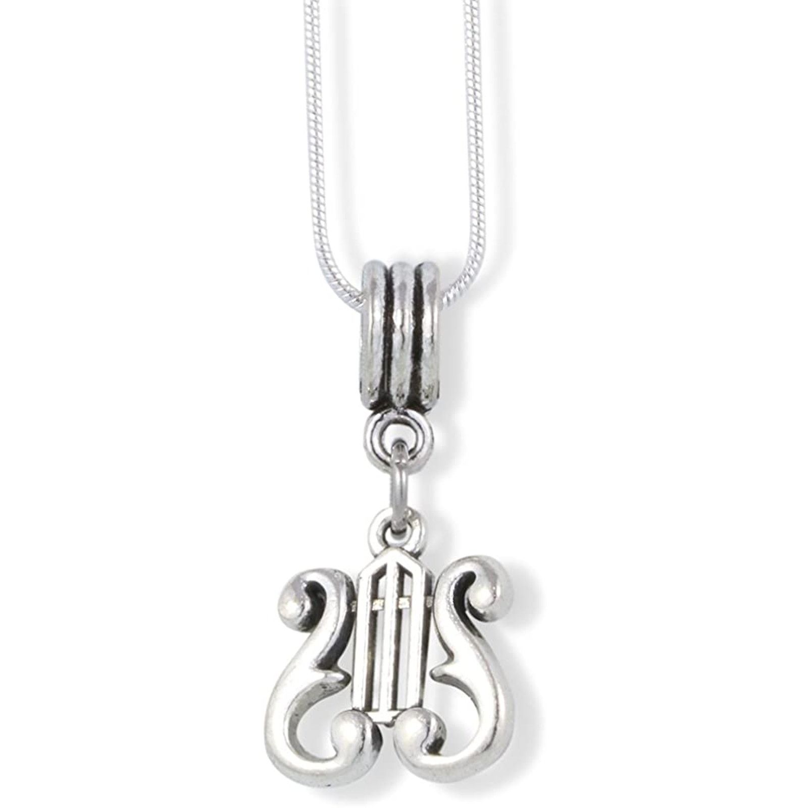 & Other Stories Harp Goddess Musical Instrument Charm Snake Chain Necklace Size ONE SIZE - 1 Thumbnail
