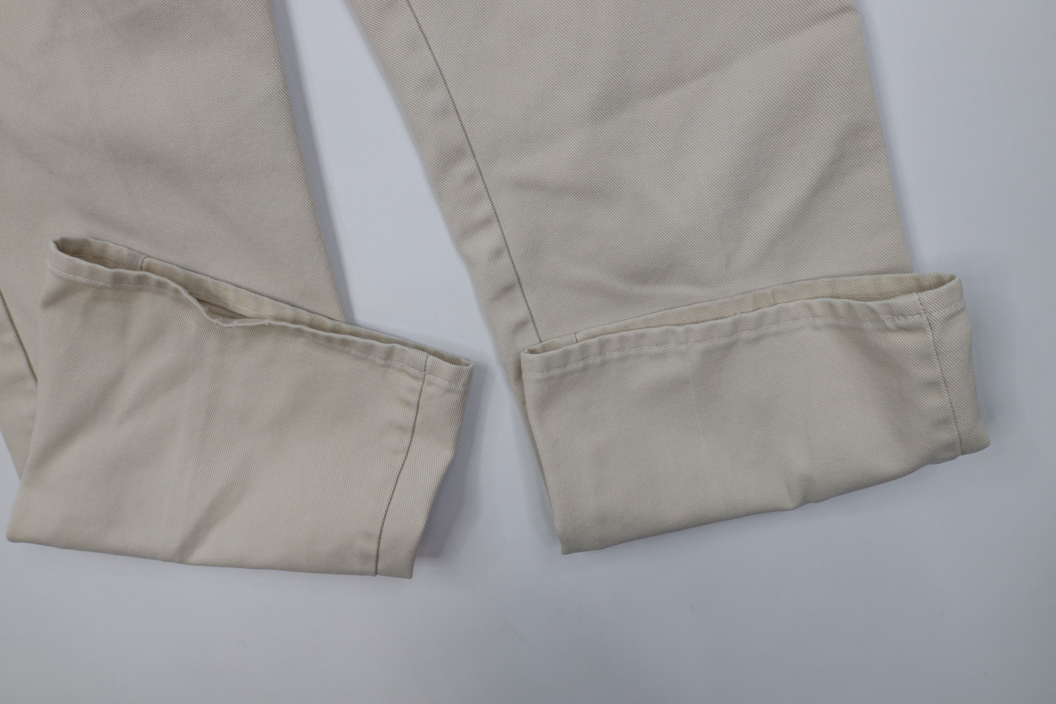 Vintage Vintage 70s Streetwear Twill Flared Wide Leg Jeans Beige USA Size US 32 / EU 48 - 6 Thumbnail
