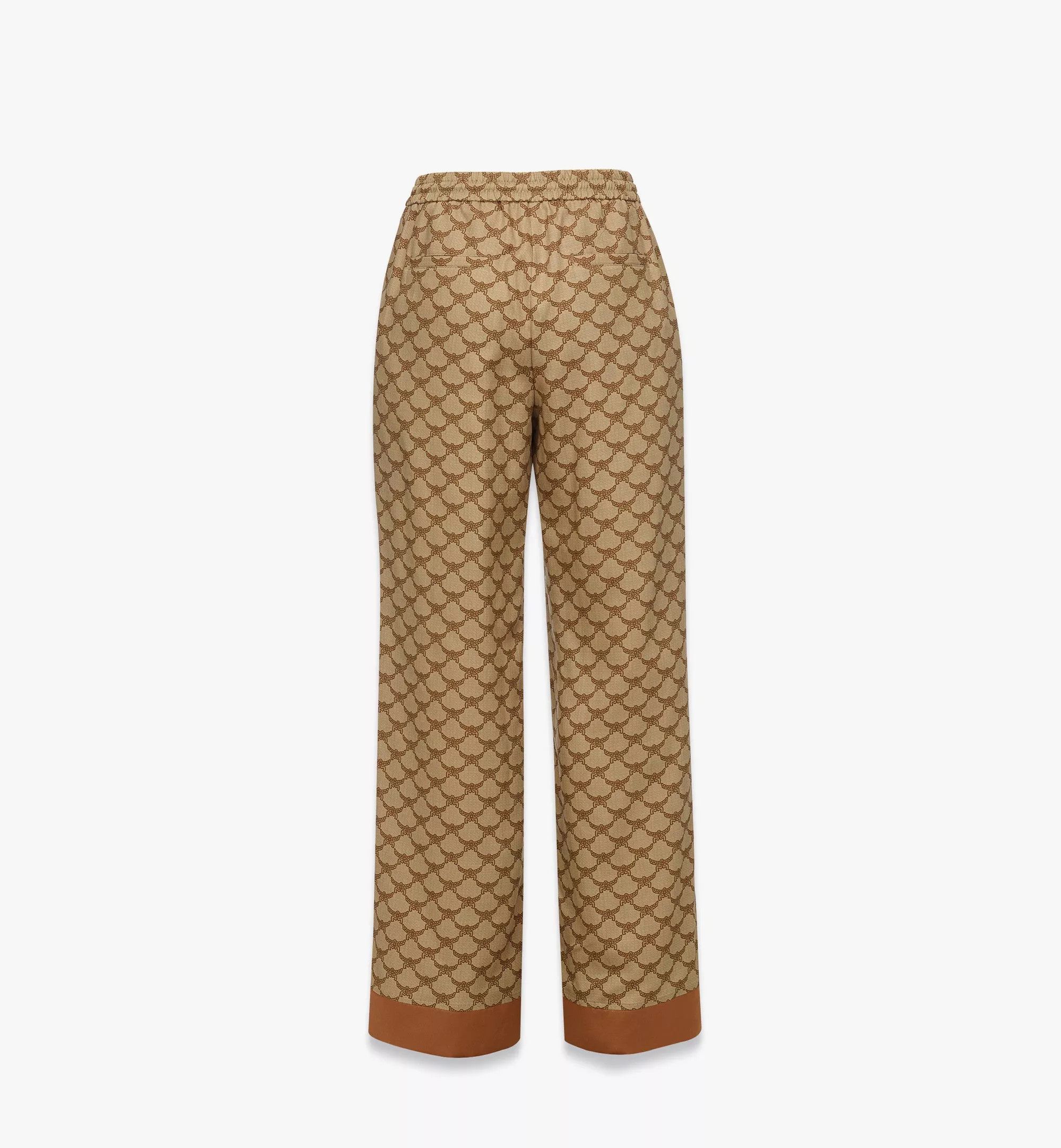 MCM o1mt1gz1224 Straight Pant in Beige Size 27" / US 4 / IT 40 - 2 Thumbnail