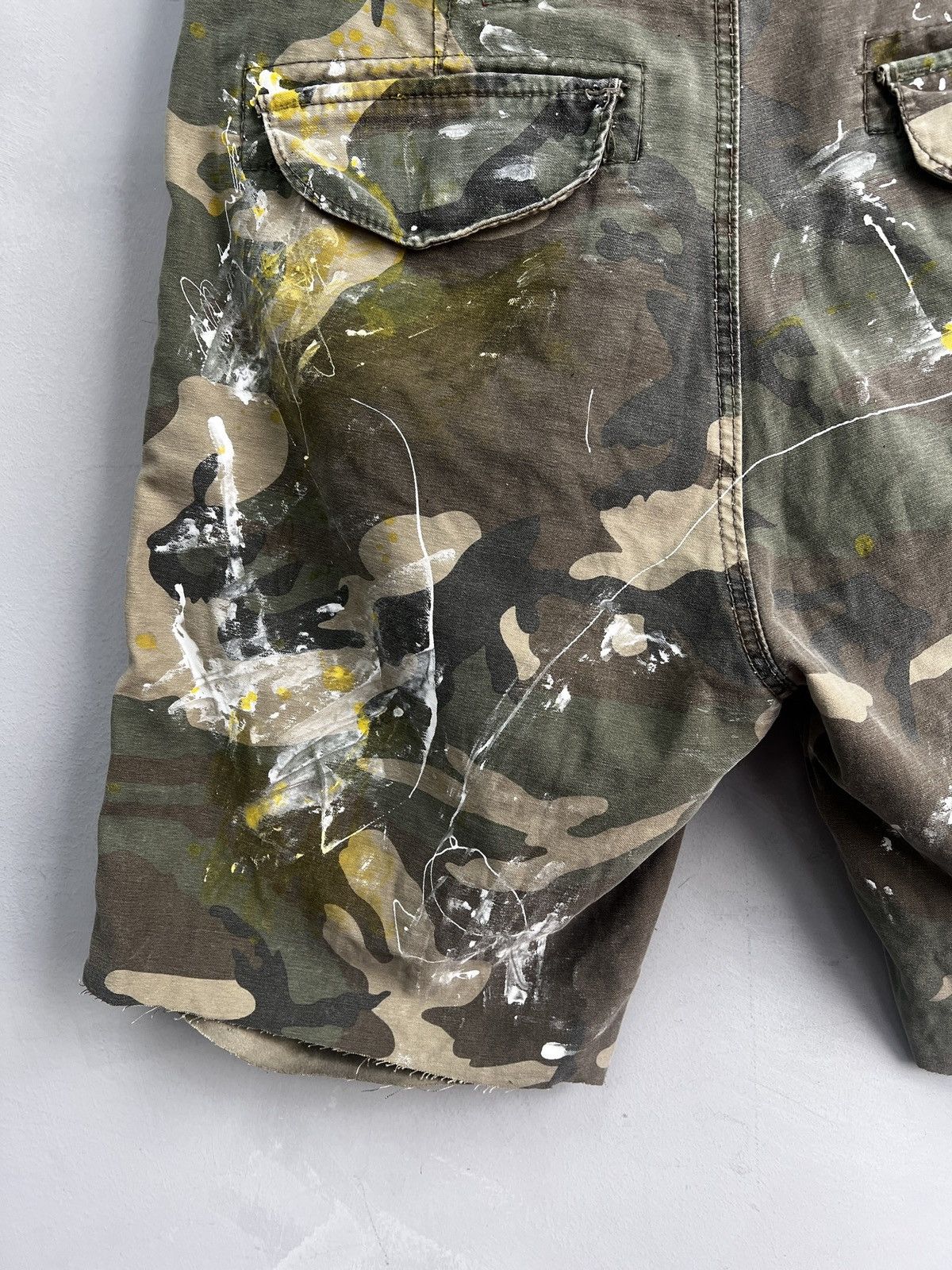 Japanese Brand Vintage RETRO ARMY MILITARY 90s y2k cargo paint shorts pants Size US 30 / EU 46 - 14 Thumbnail