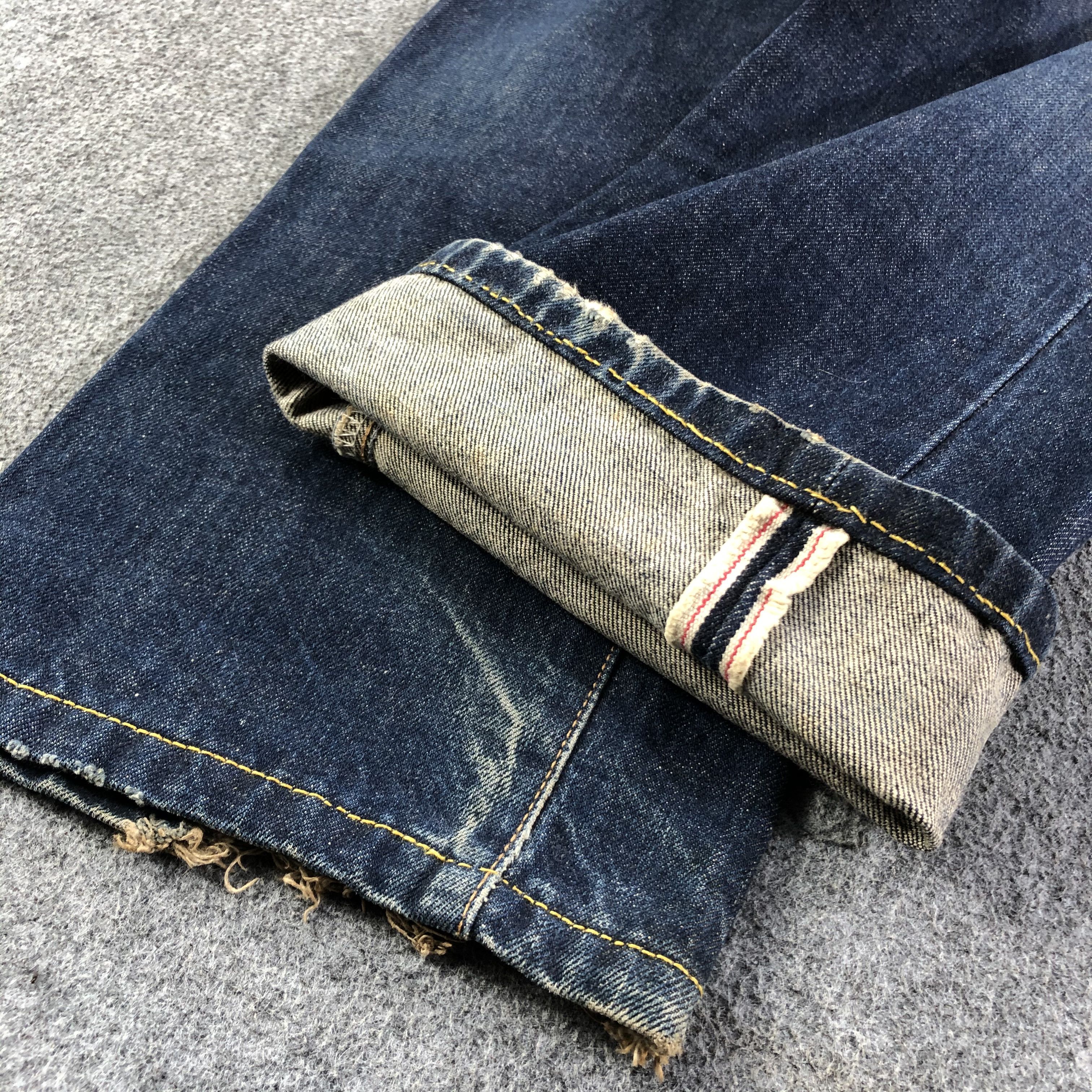 Japanese Brand Vintage Uniqlo Jeans Redline Denim -J2765 Size US 28 / EU 44 - 7 Thumbnail