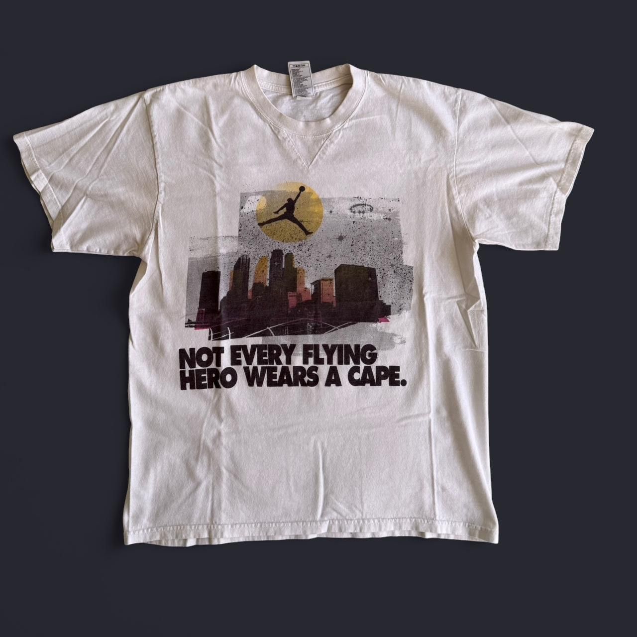 Jordan Brand Retro Y2k Air Jordan brand white Jumpman t-shirt Large Size US L / EU 52-54 / 3 - 1 Thumbnail