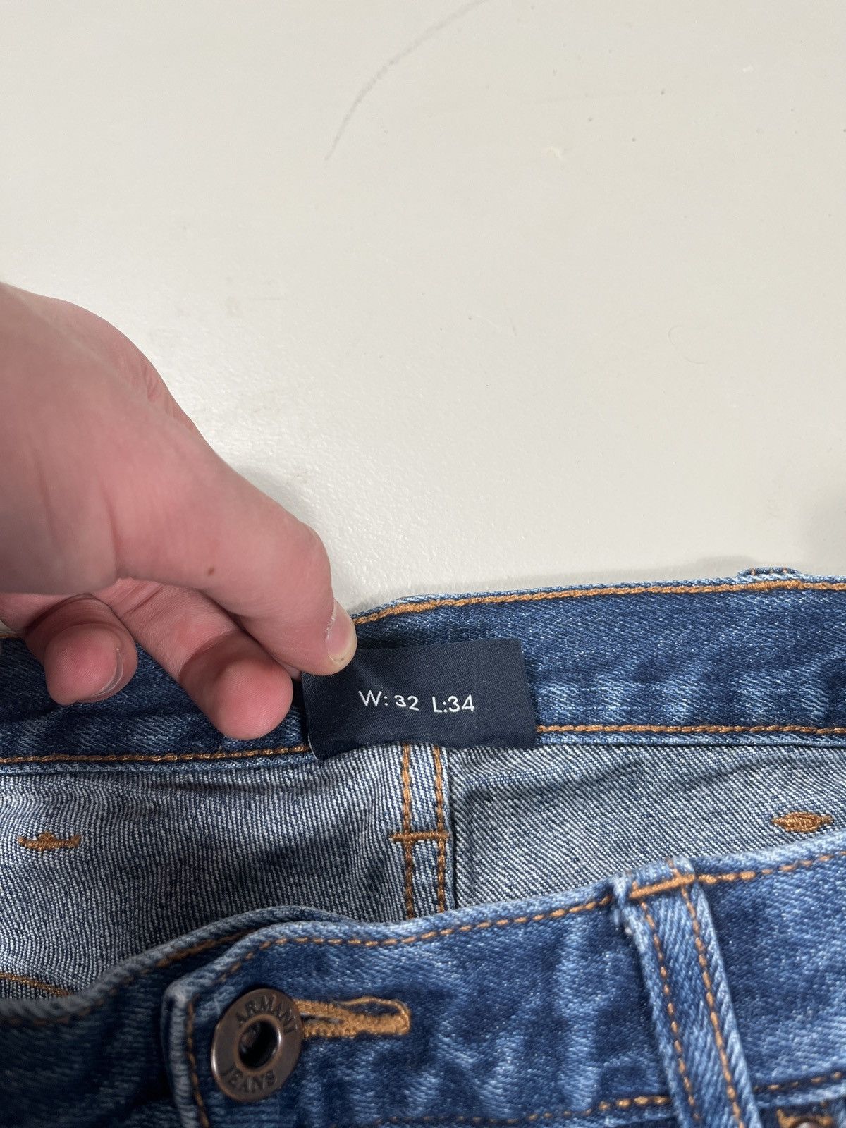 Giorgio Armani Armani Jeans blue denim Size US 32 / EU 48 - 7 Thumbnail