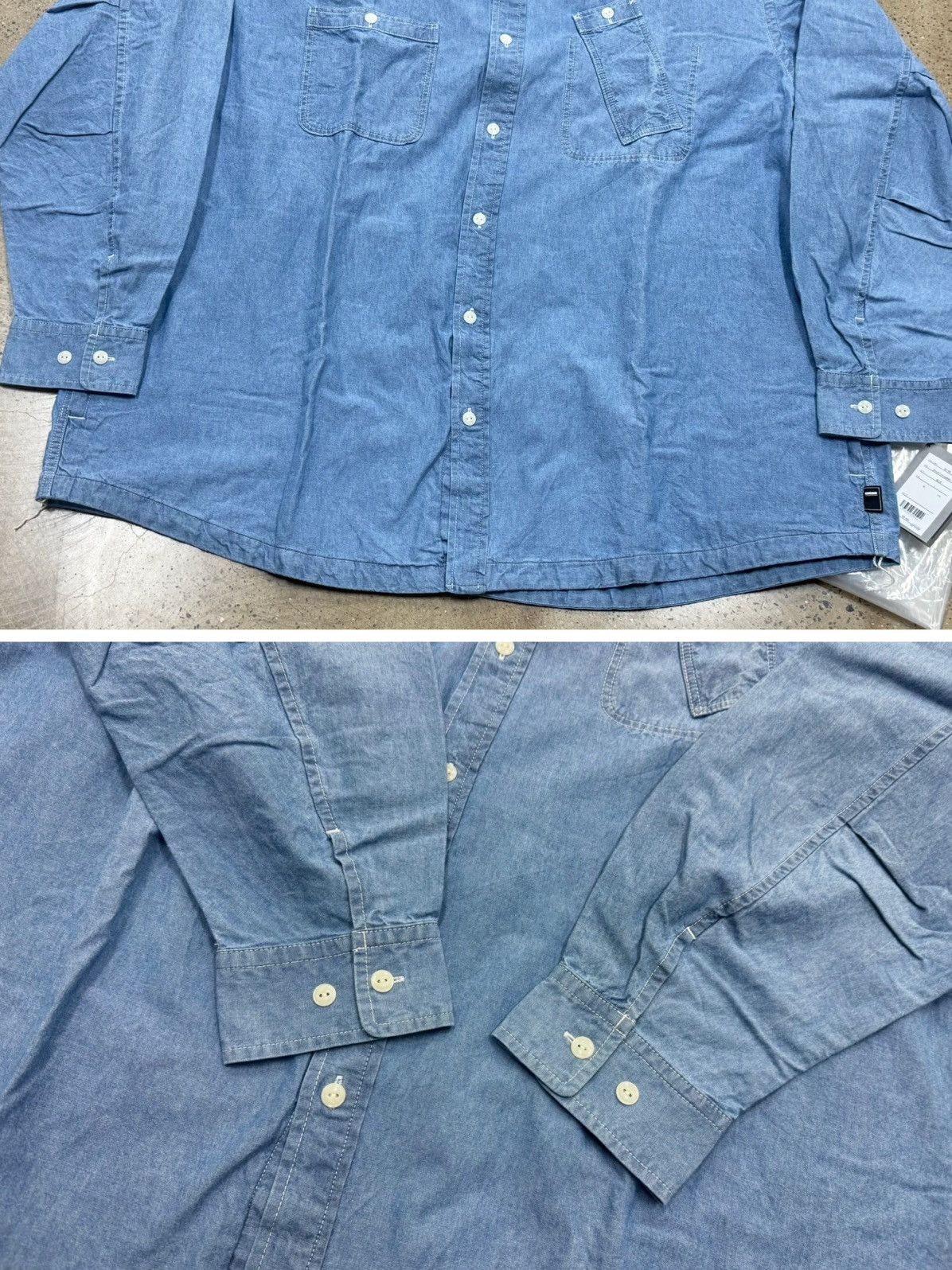 Beams Japan BROCHURE BR+ALWT E/W CHAMBRAY beams ssz Size US L / EU 52-54 / 3 - 6 Thumbnail