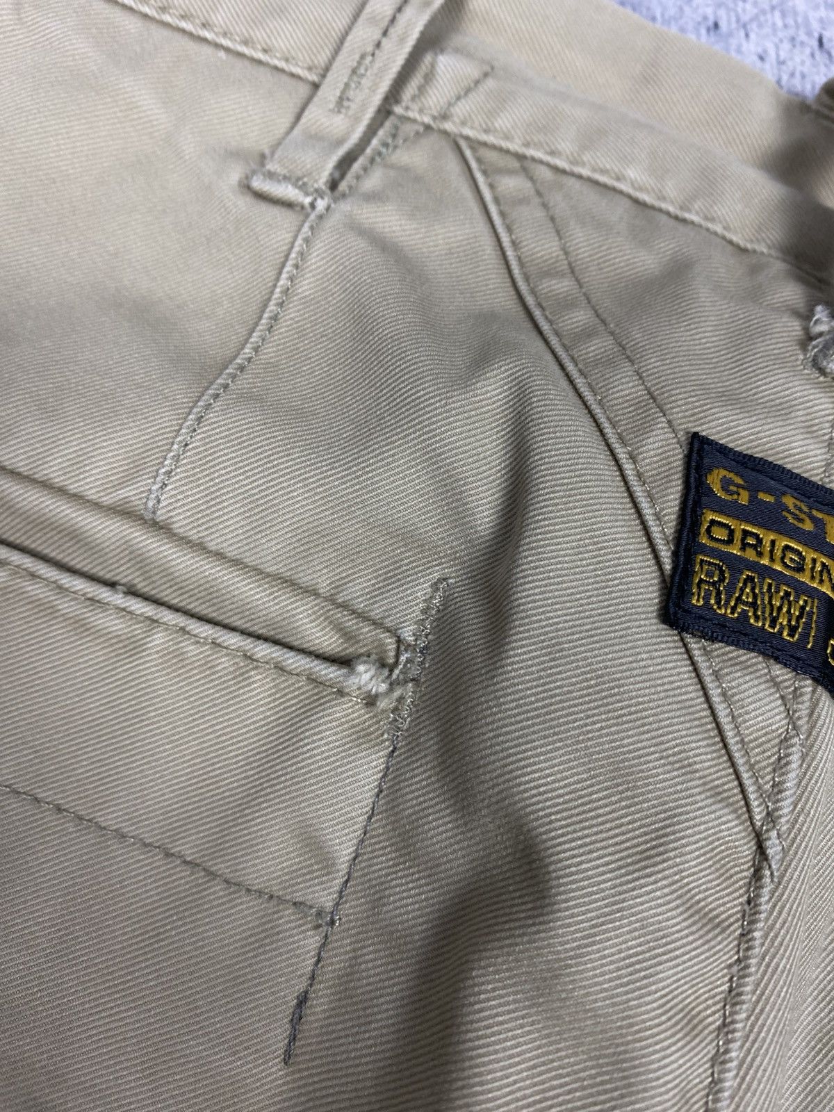 G-Star G-Star Raw Bronson Chino Straight Beige Chinos W30 L32 Size US 30 / EU 46 - 8 Thumbnail