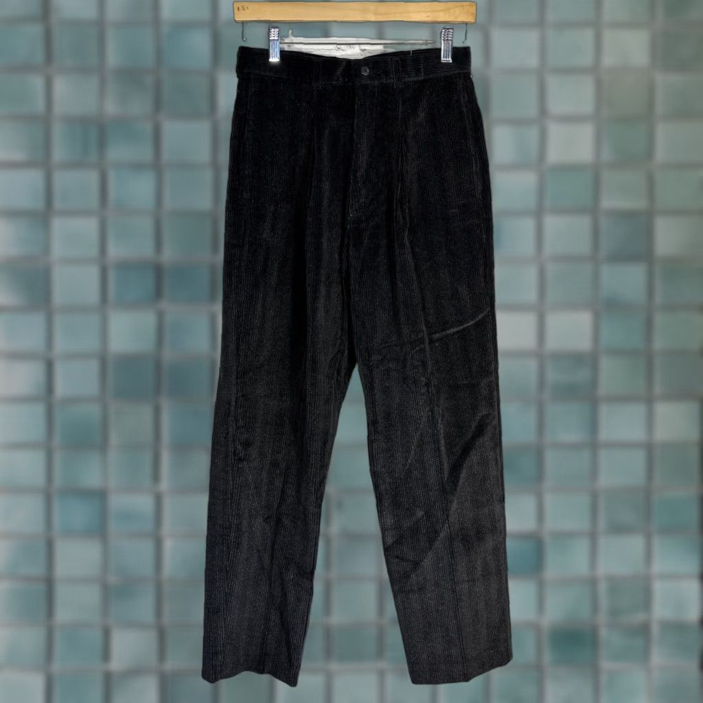 Lands' End VINTAGE Lands End Corduroy Direct Merchants Womens 10 Pants Black New USA Size 32" / US 10 / IT 46 - 1 Thumbnail