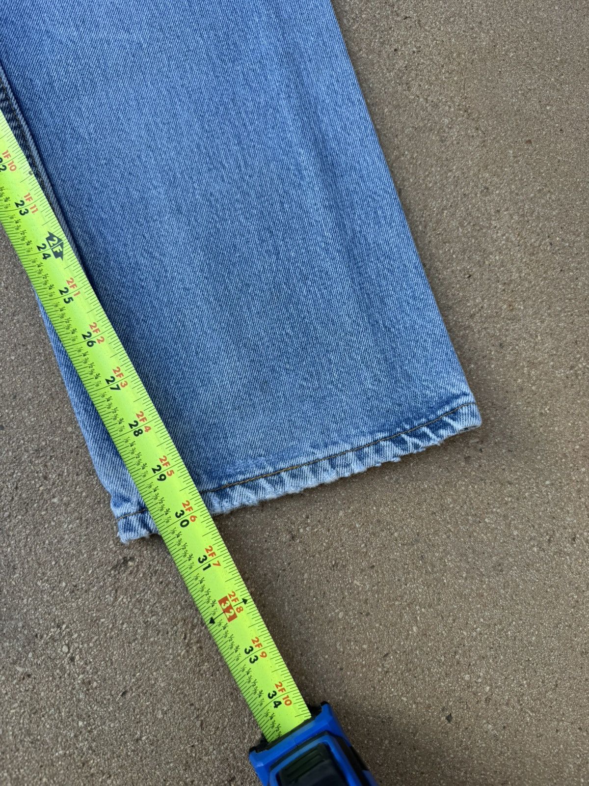 Levi's Vintage 90s Levis 501xx Buttonfly Straight Denim Jeans 32x30 Size US 32 / EU 48 - 10 Thumbnail