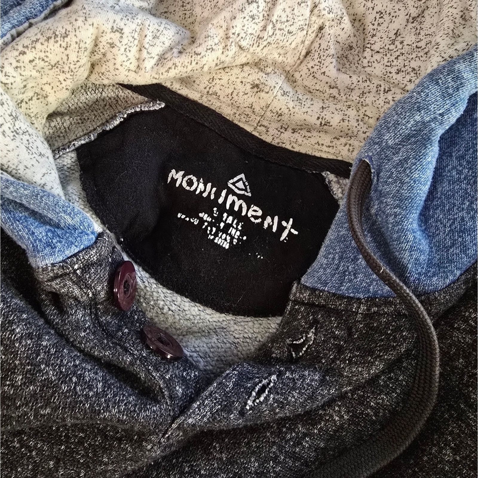 Other Multicolored | MONUMENT | Colorblock Hoodie Size S / US 4 / IT 40 - 3 Thumbnail