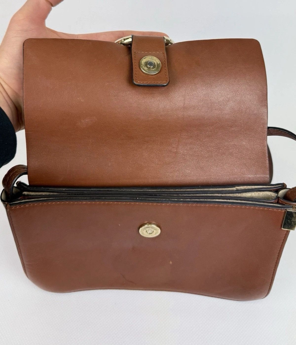 Chloe Chloe Tobacco Leather And Suede Small Faye Bag Shoulder Bag Size ONE SIZE - 10 Thumbnail