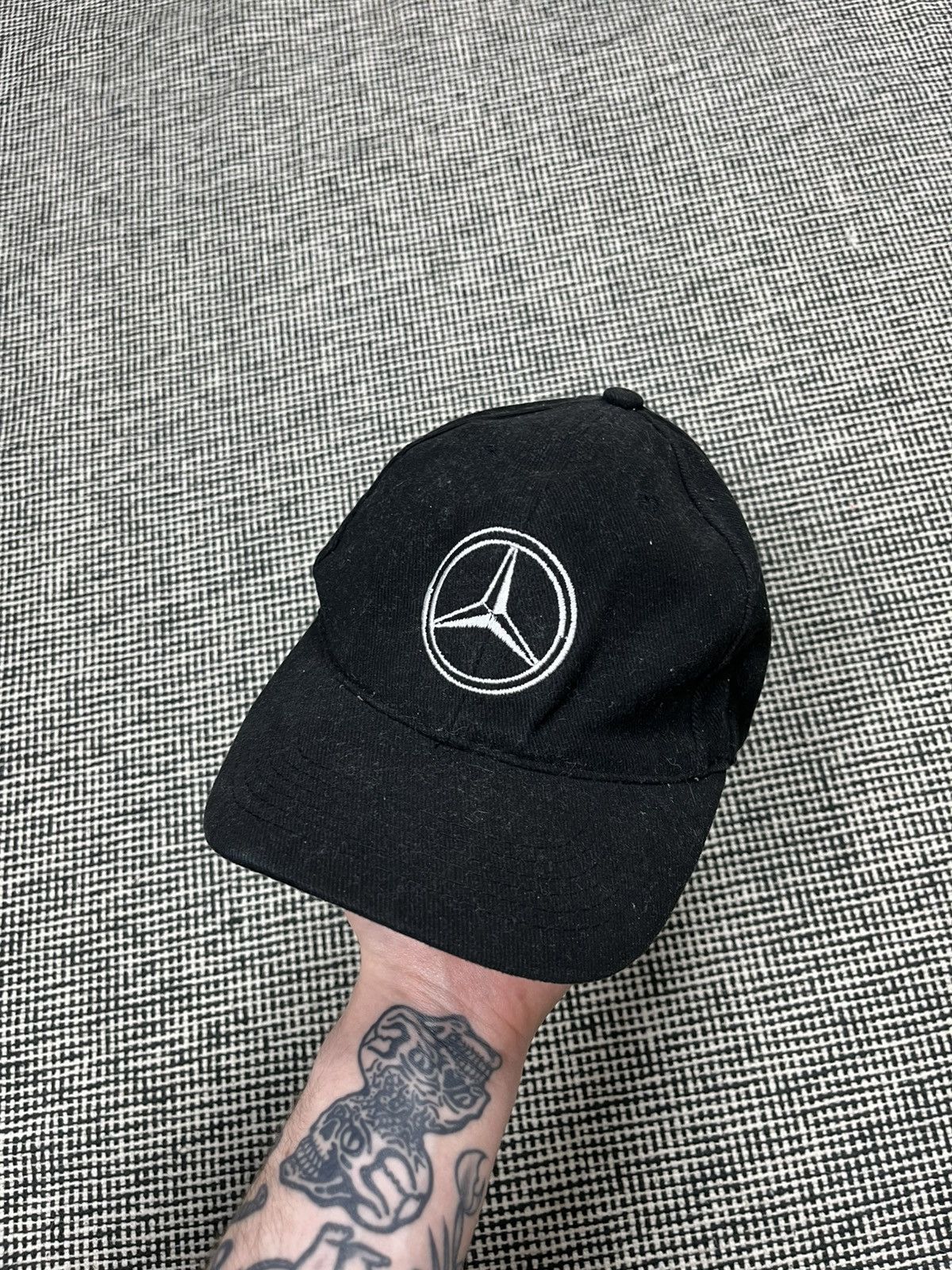 Mercedes-Benz × Vintage y2k Mercedes Benz logo dad cap vintage moto racing Size ONE SIZE - 1 Thumbnail