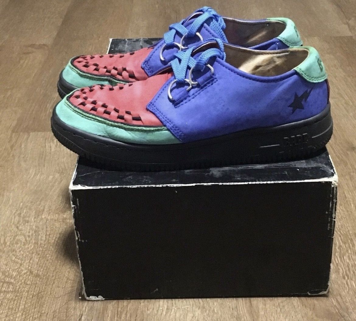 Bape Bape low top Bapestas Size US 7.5 / EU 40-41 - 2 Thumbnail