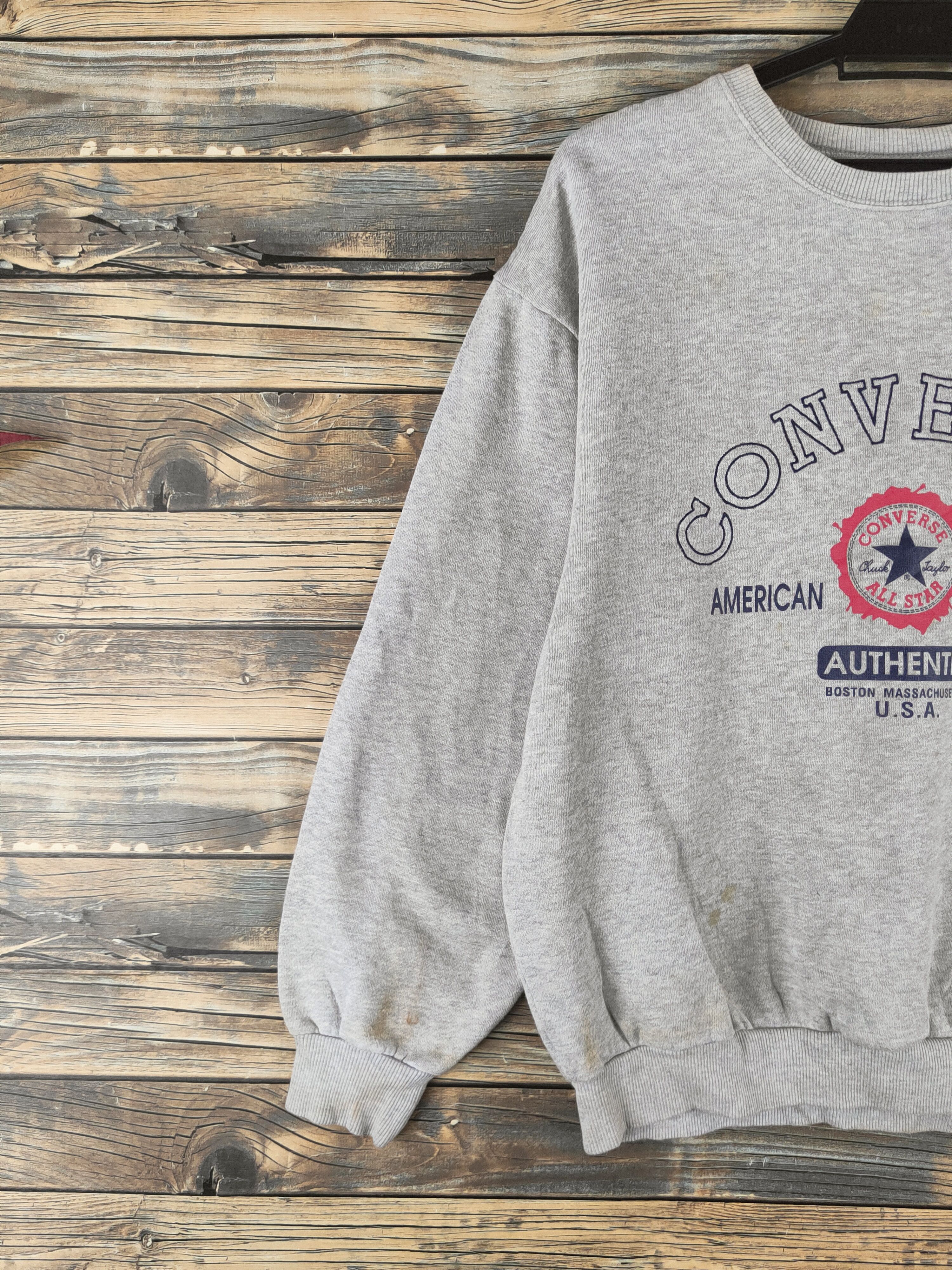 Converse Converse vintage Gray Sweatshirts #S2867 Size US M / EU 48-50 / 2 - 4 Thumbnail