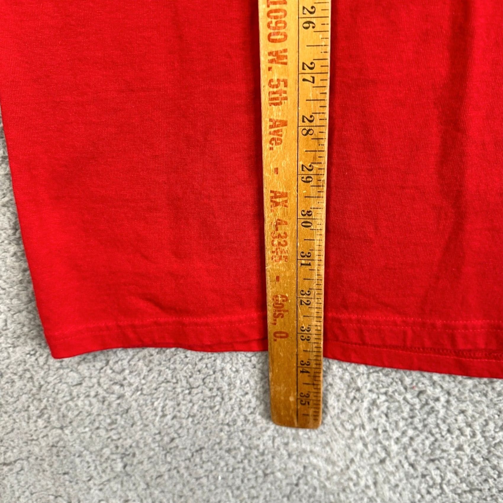 Vintage Washington Nationals Baseball T-Shirt Short Sleeve Tee Mens Large Red Majestic Size US L / EU 52-54 / 3 - 7 Thumbnail