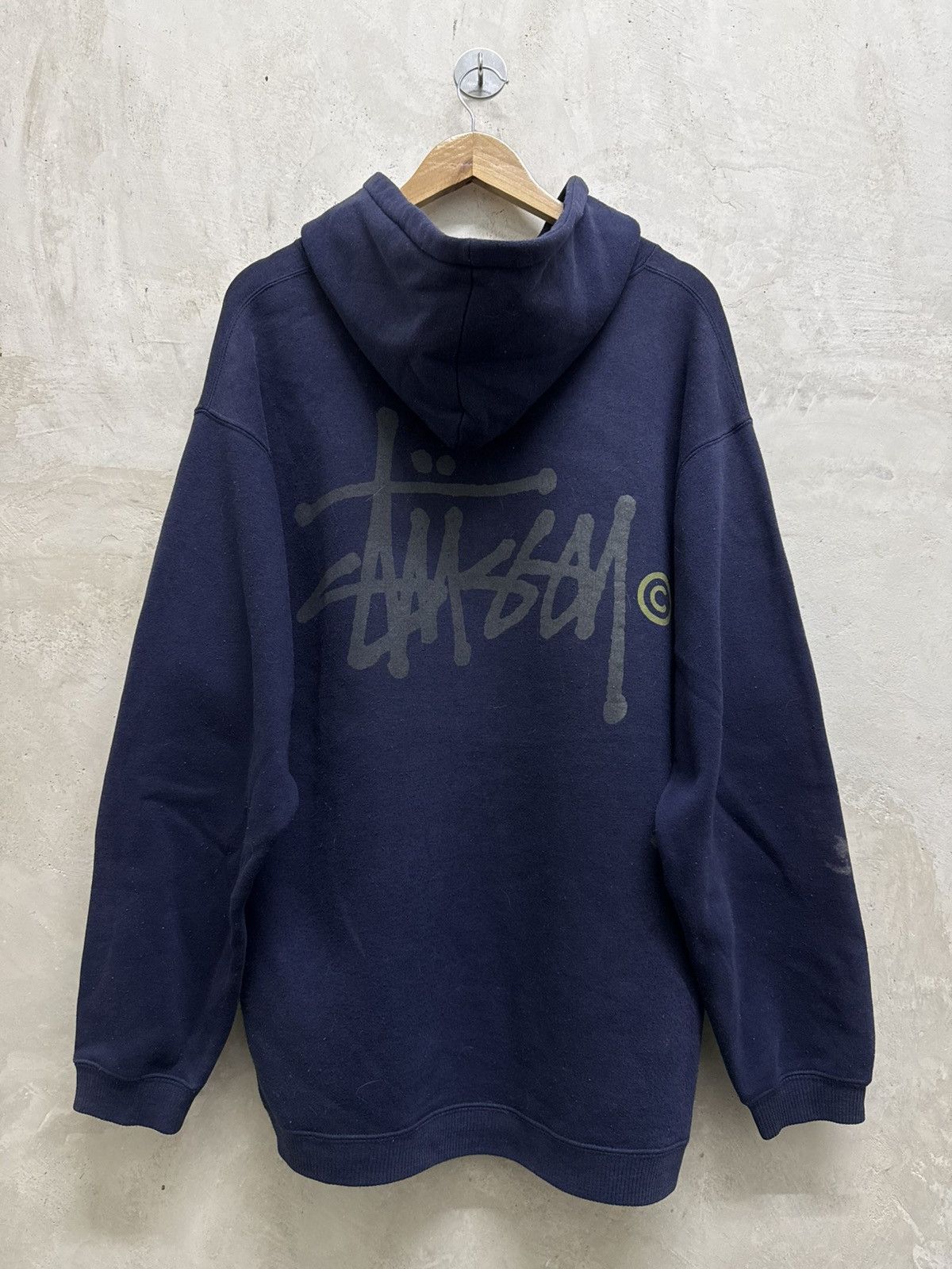 Stussy Vintage 90s Faded Stussy Signature Hoodie Size US XL / EU 56 / 4 - 1 Thumbnail