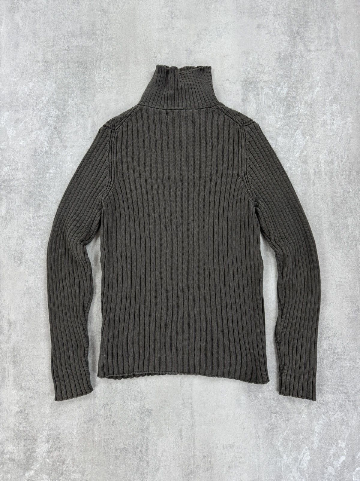 Vintage × Zara ZARA MAN Vintage Mens Military purple label ribbed sweater Size US L / EU 52-54 / 3 - 3 Thumbnail