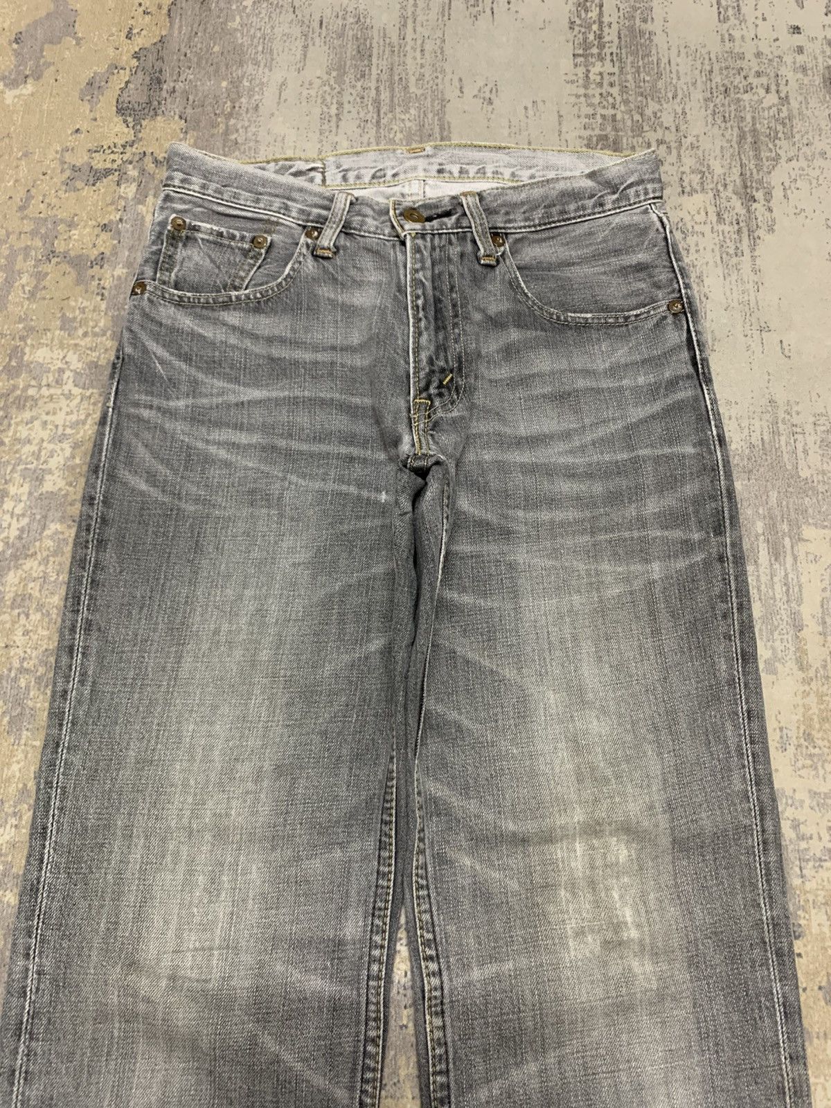 Levi's Vintage 90s Levis 502 Grey Faded Wash Loose Jeans Size US 29 - 2 Thumbnail